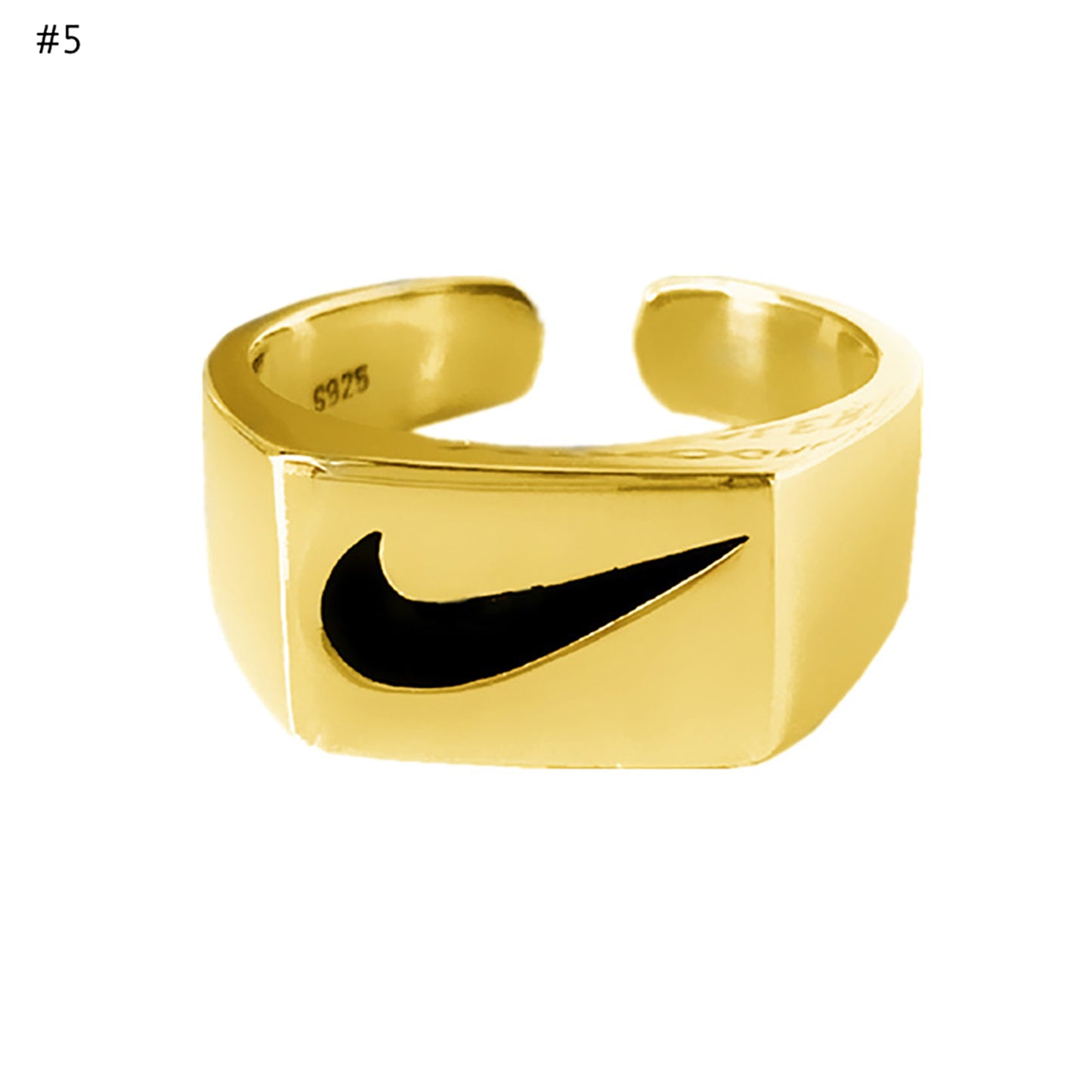 ☀️UNISEX NIKE GOLD RING I Stainless Steel & Gold | MEN & WOMEN CHRISTMAS GIFT!🎄