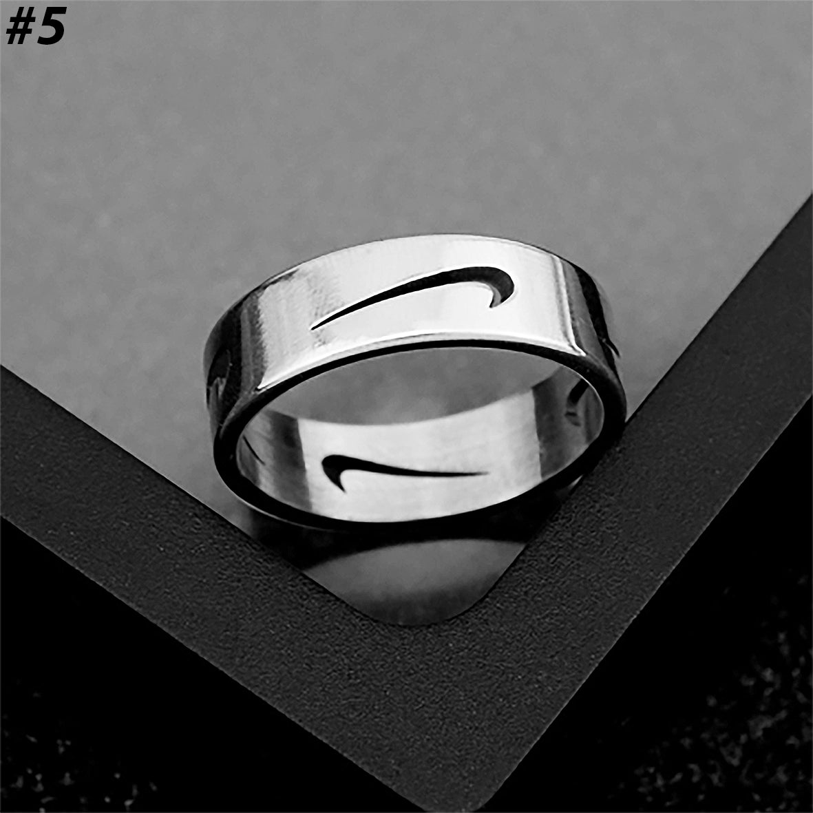 ☀️UNISEX FASHION NIKE RING | Stainless Steel & Silver | CHRISTMAS GIFT IDEA 🎄