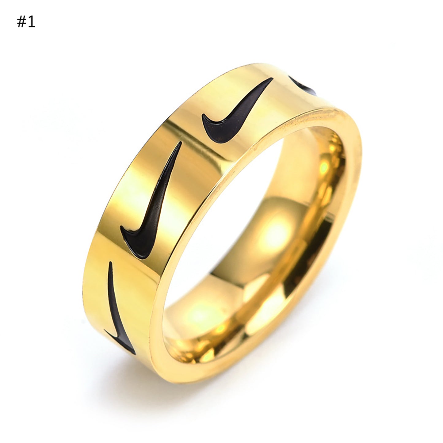 ☀️UNISEX NIKE GOLD RING I Stainless Steel & Gold | MEN & WOMEN CHRISTMAS GIFT!🎄