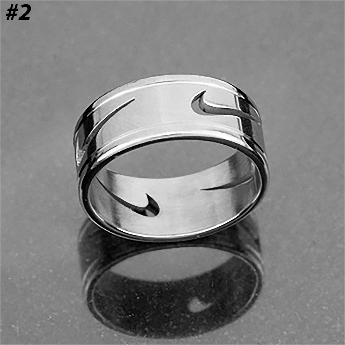 ☀️UNISEX FASHION NIKE RING | Stainless Steel & Silver | CHRISTMAS GIFT IDEA 🎄