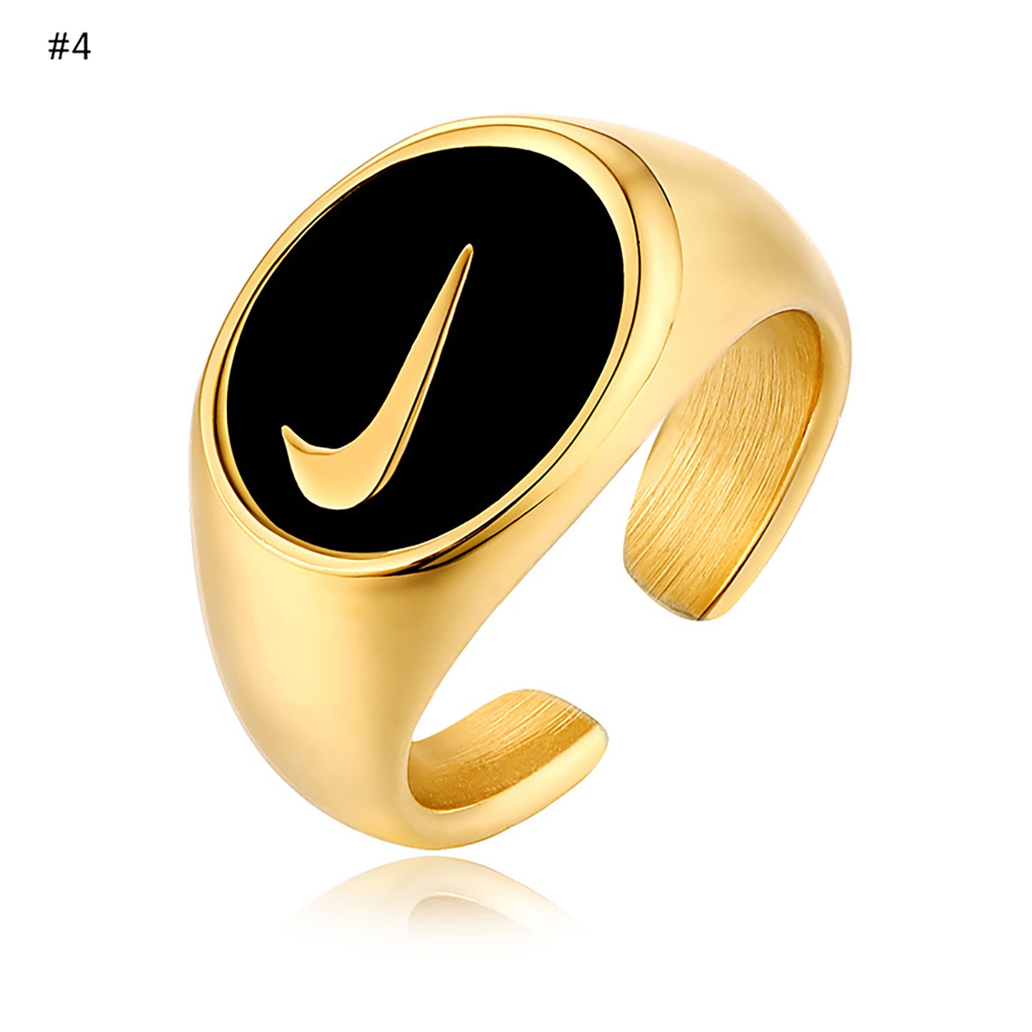 ☀️UNISEX NIKE GOLD RING I Stainless Steel & Gold | MEN & WOMEN CHRISTMAS GIFT!🎄