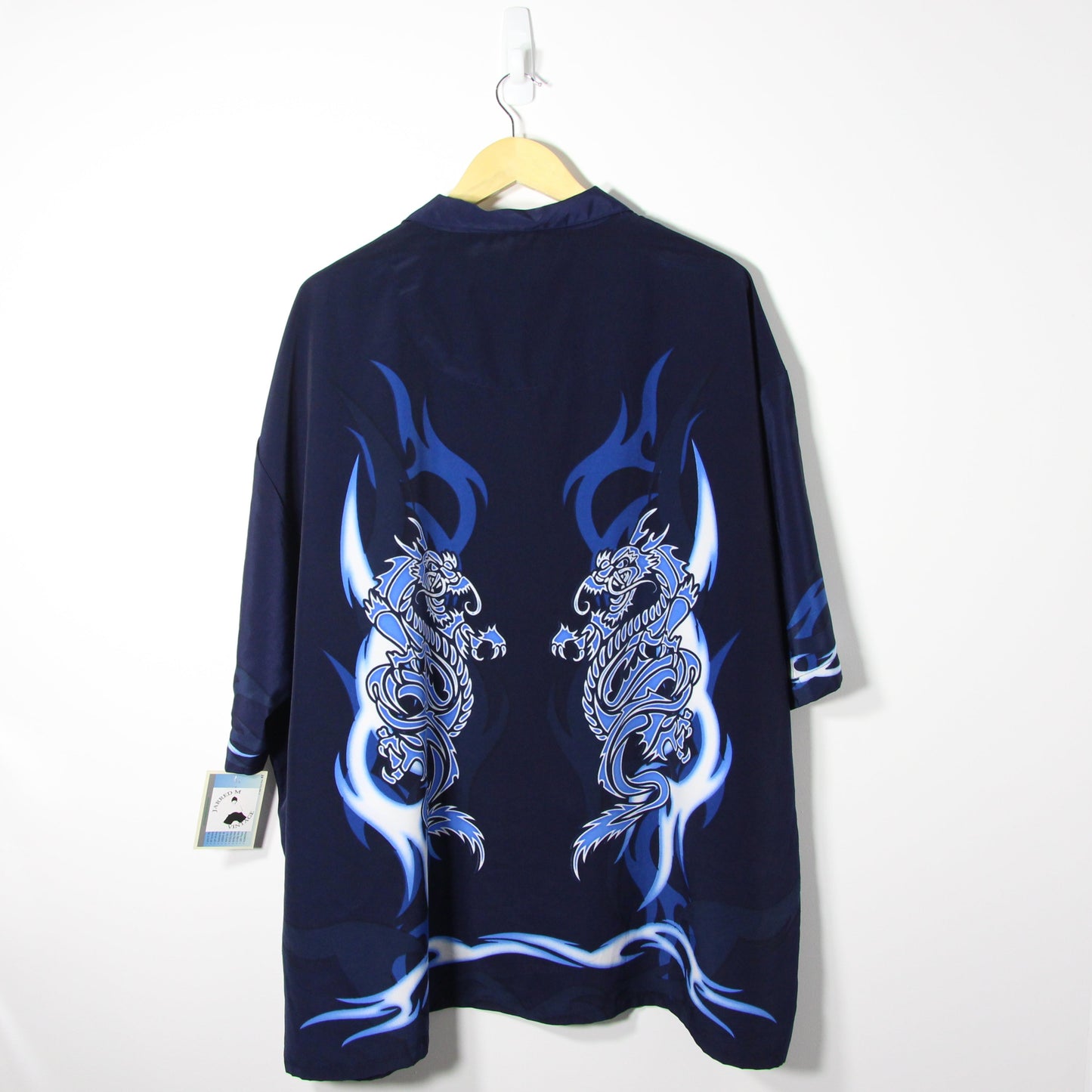 2000's No Boundaries Button Up Rave Shirt - XL