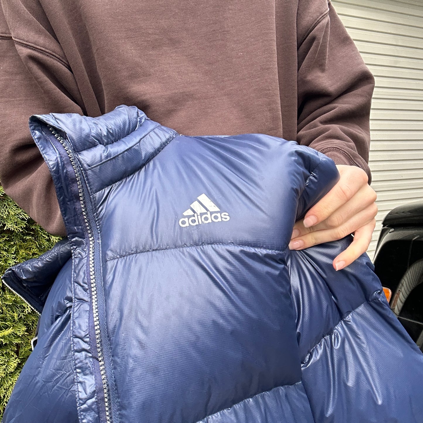 Vintage 2000's Adidas Puffer Jacket - L