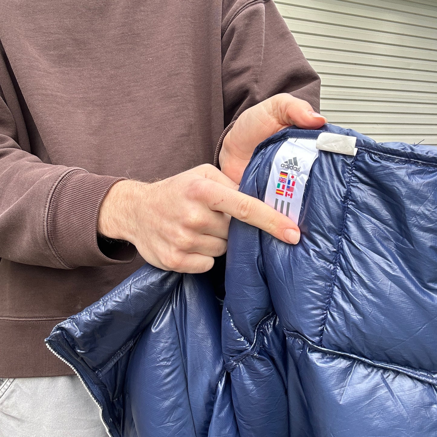 Vintage 2000's Adidas Puffer Jacket - L