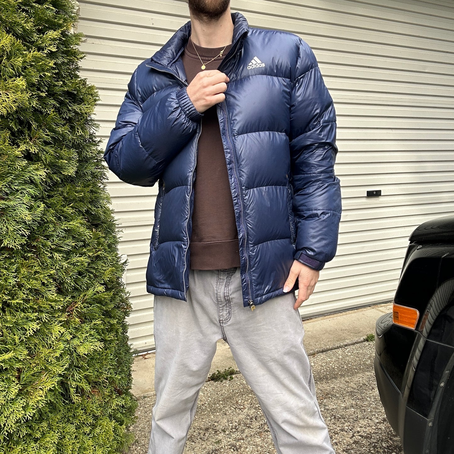 Vintage 2000's Adidas Puffer Jacket - L