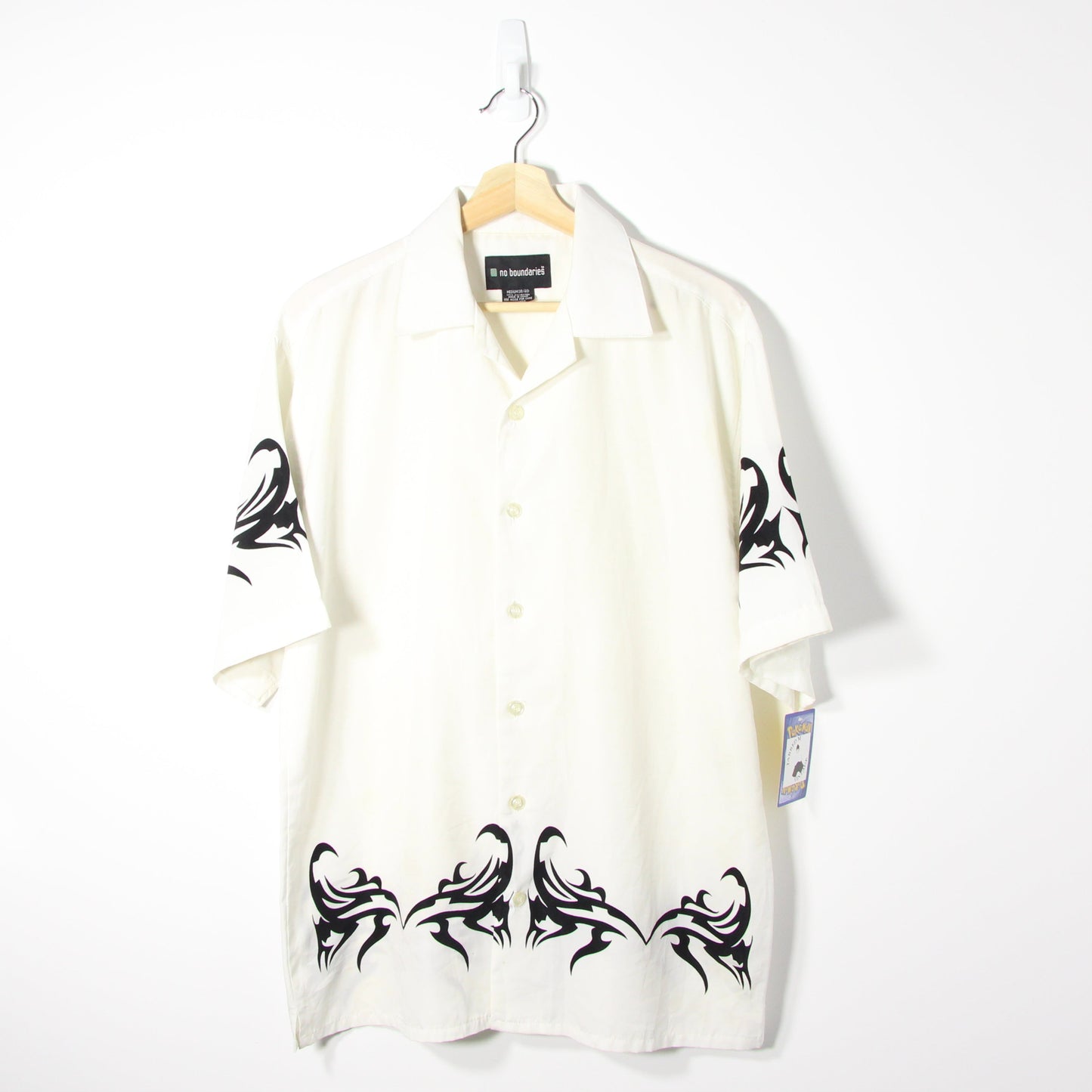 2000's No Boundaries Button Up Rave Shirt - M/L