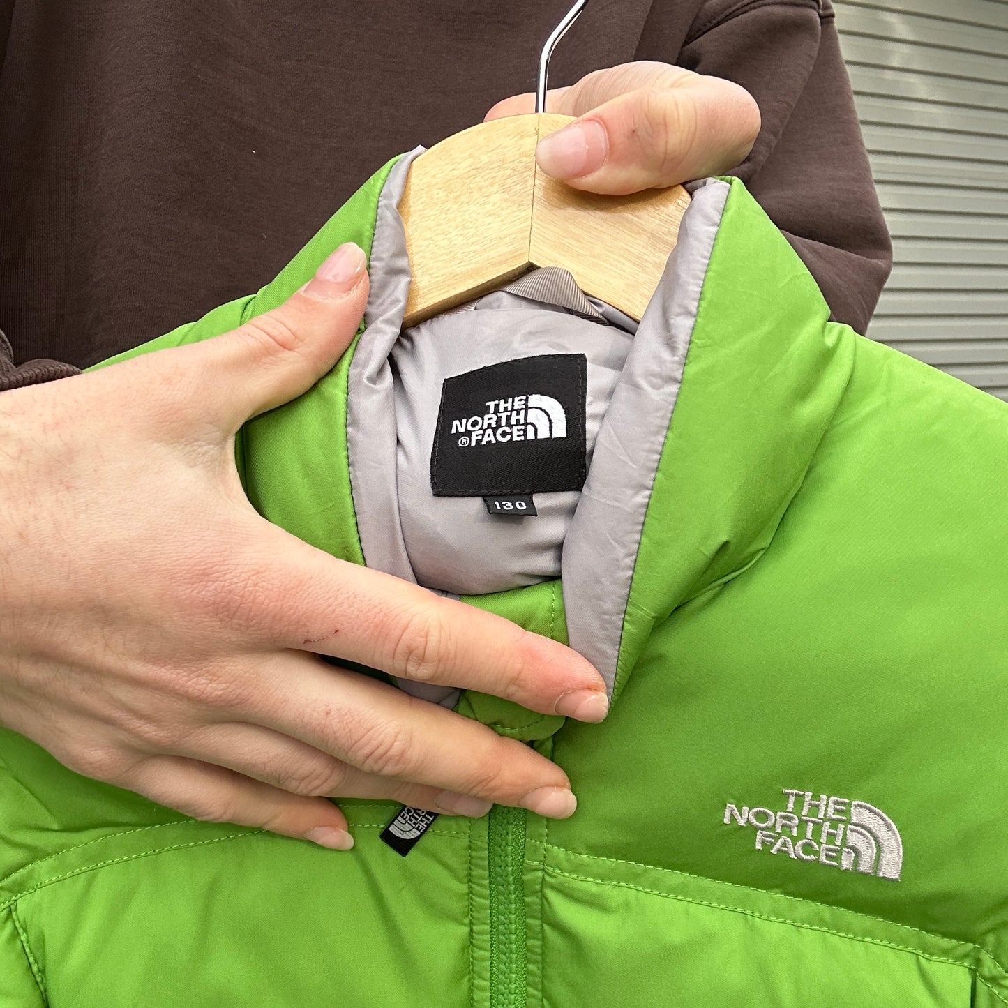 Vintage 2000's Green North Face Puffer - M