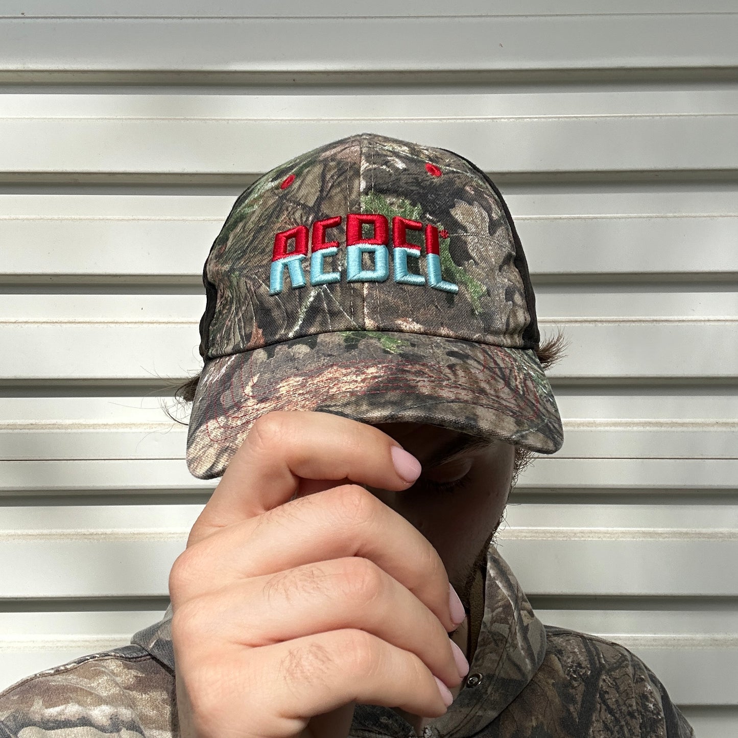 Vintage Rebel Realtree Camo Cap