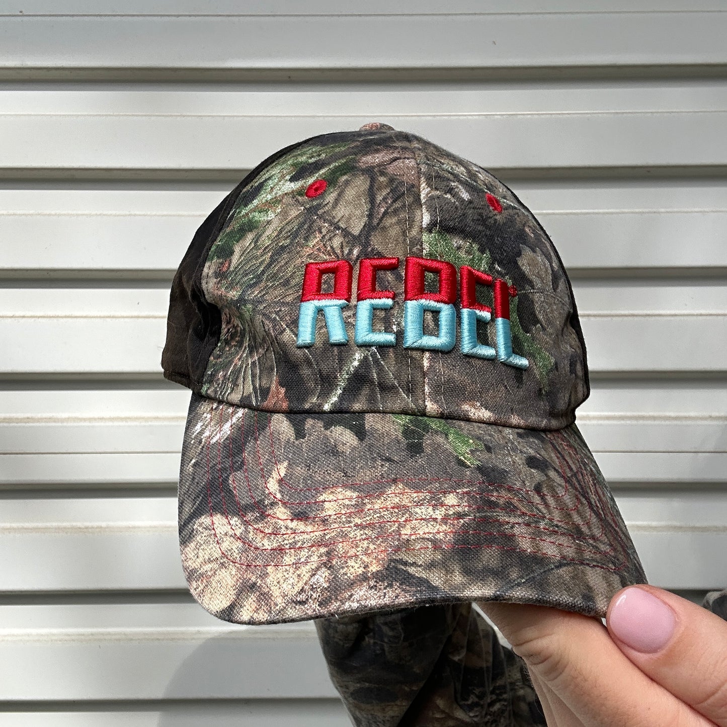 Vintage Rebel Realtree Camo Cap