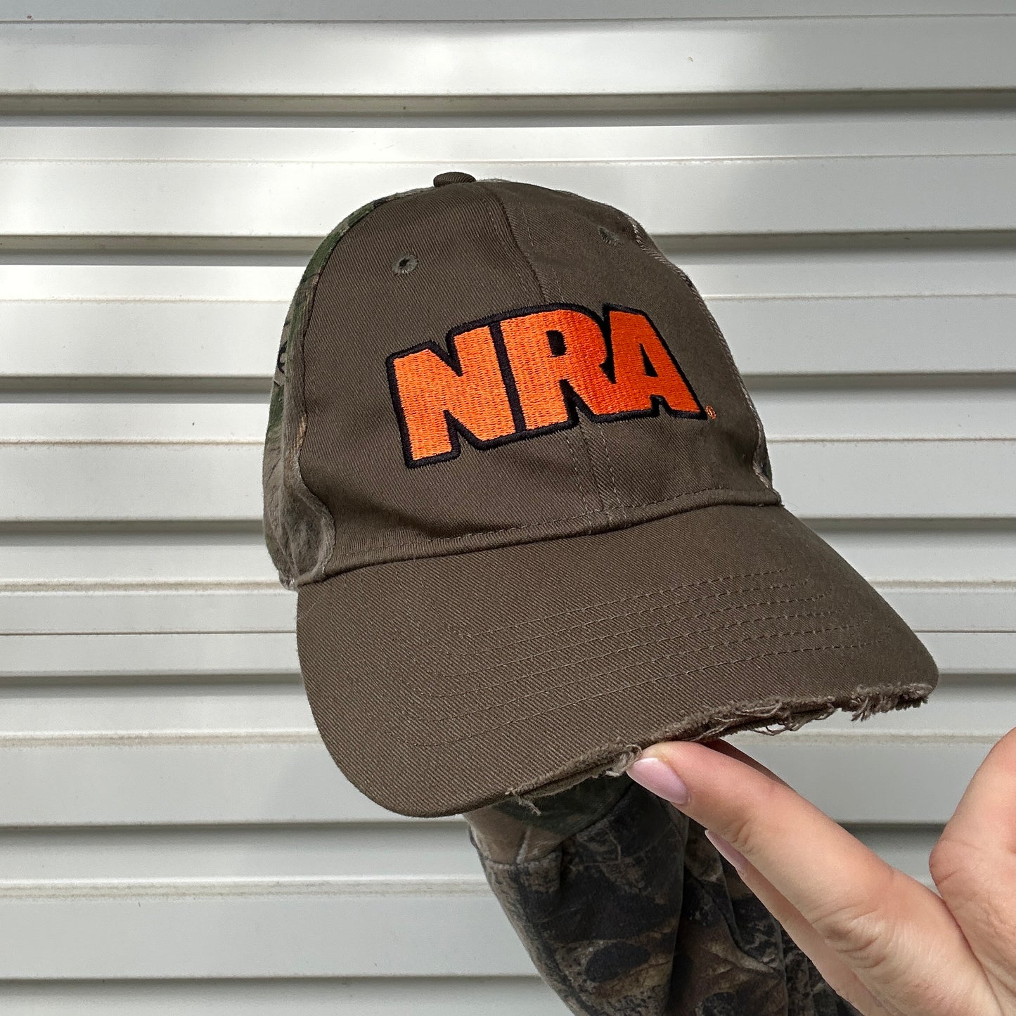Vintage NRA Camo Cap
