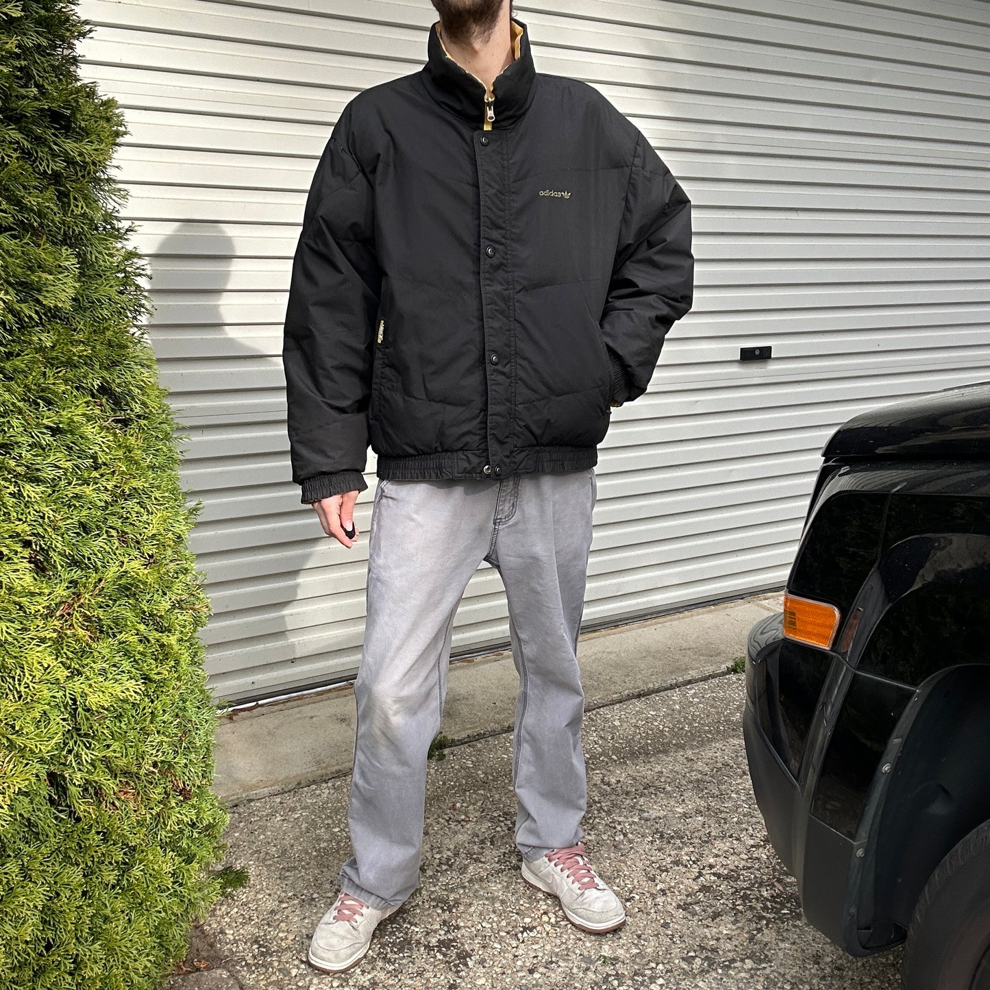 Vintage 2000's Adidas Reversible Puffer Jacket - L