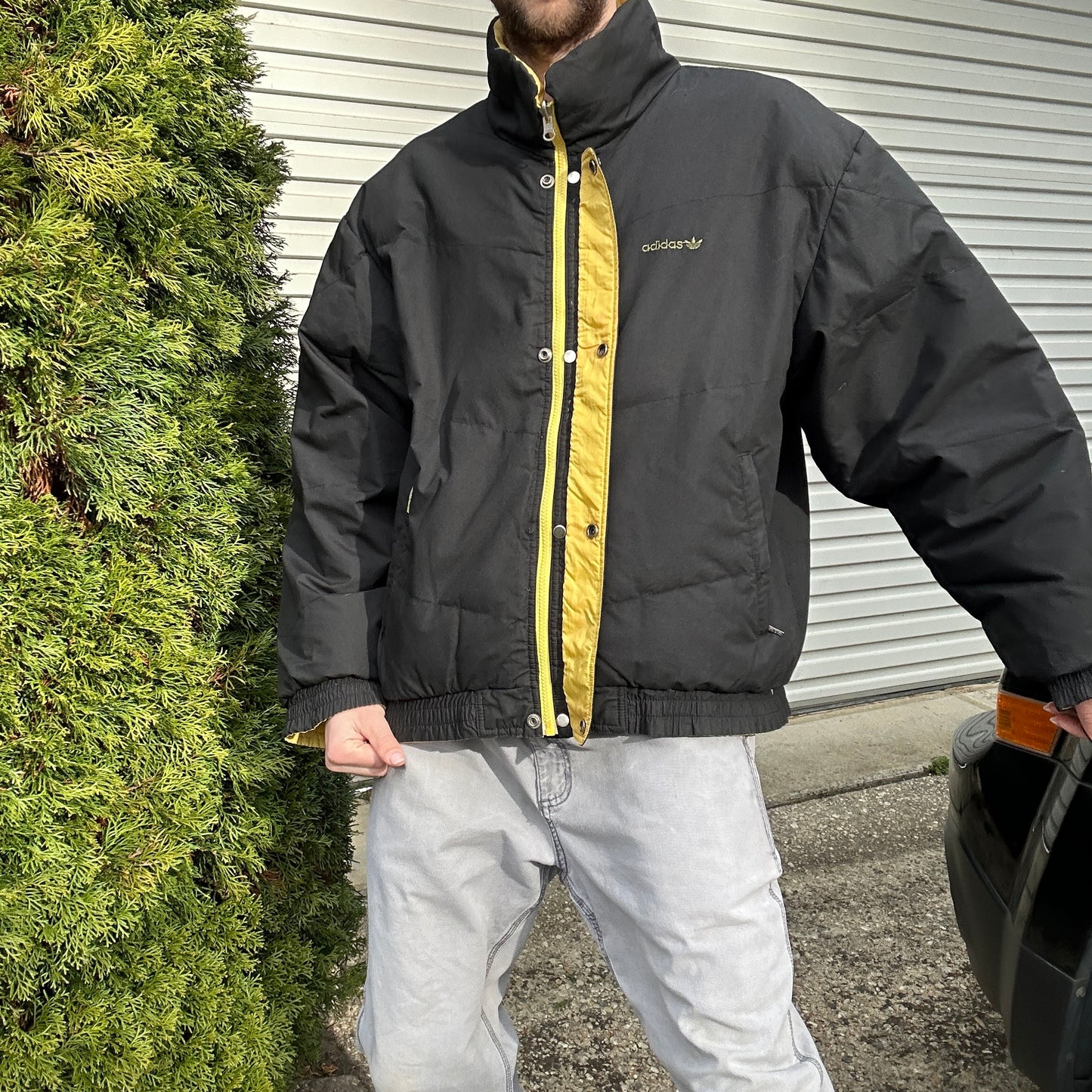 Vintage 2000's Adidas Reversible Puffer Jacket - L