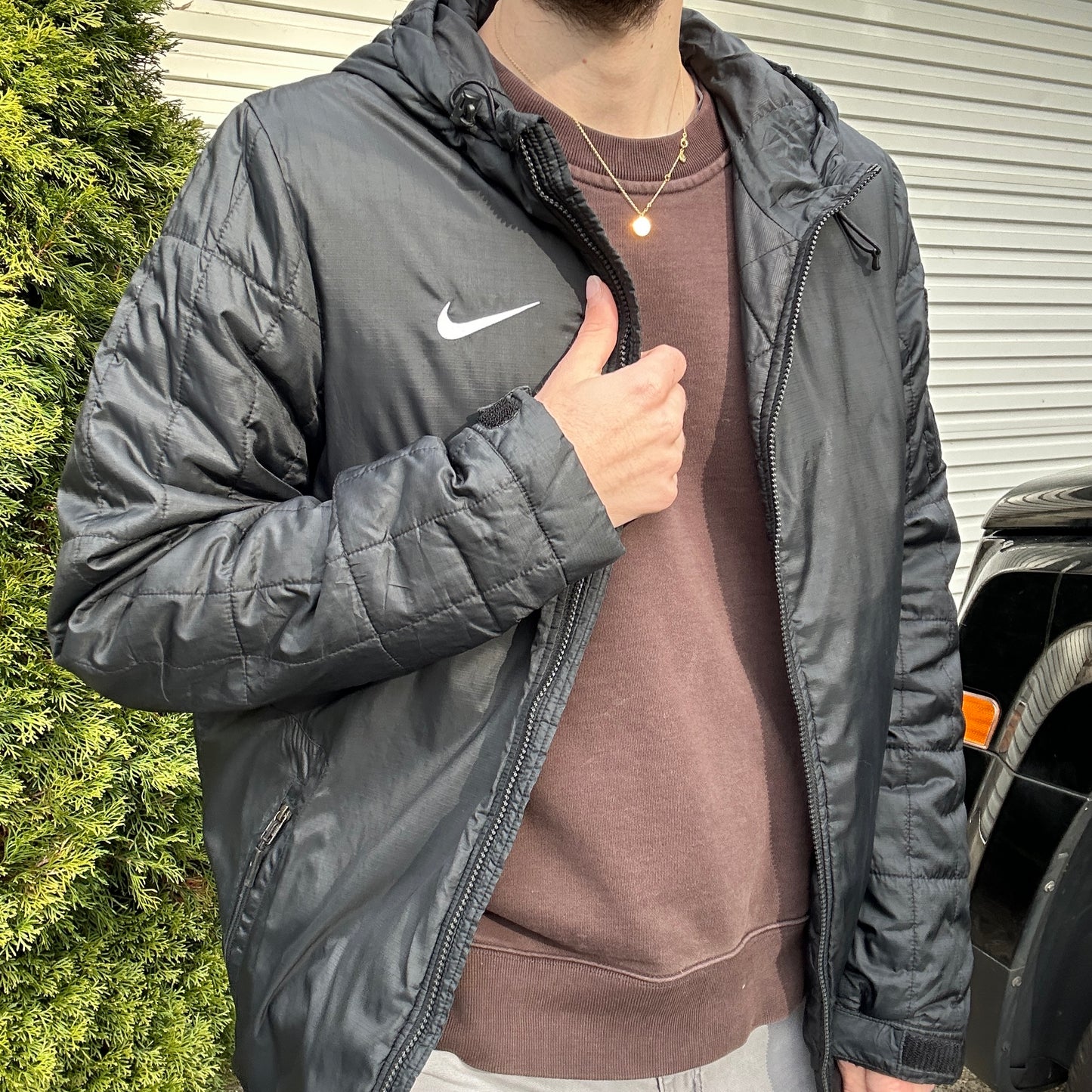 Vintage 2000's Nike Light Weight Puffer Jacket - L
