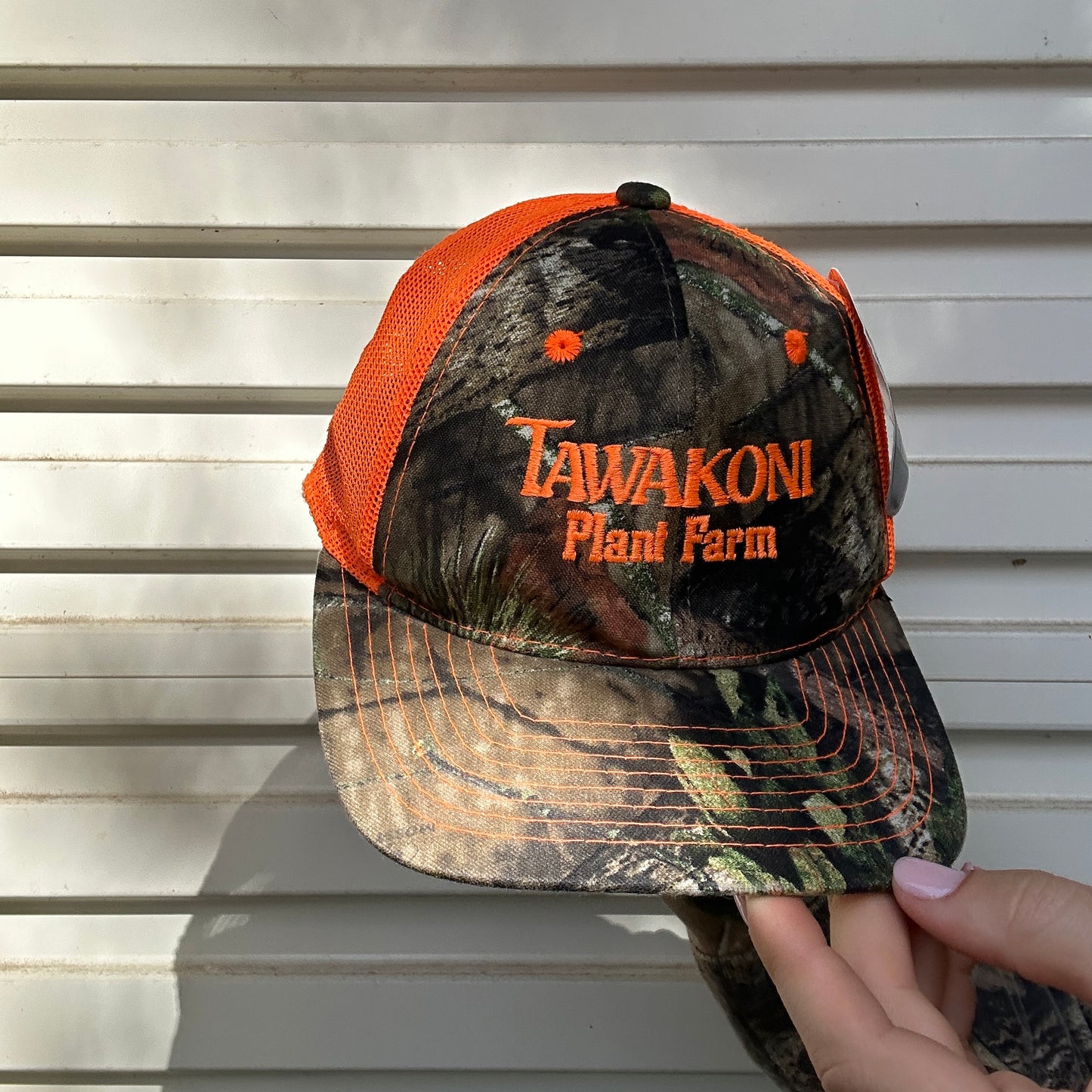 Vintage Plant Farm Realtree Camo Cap