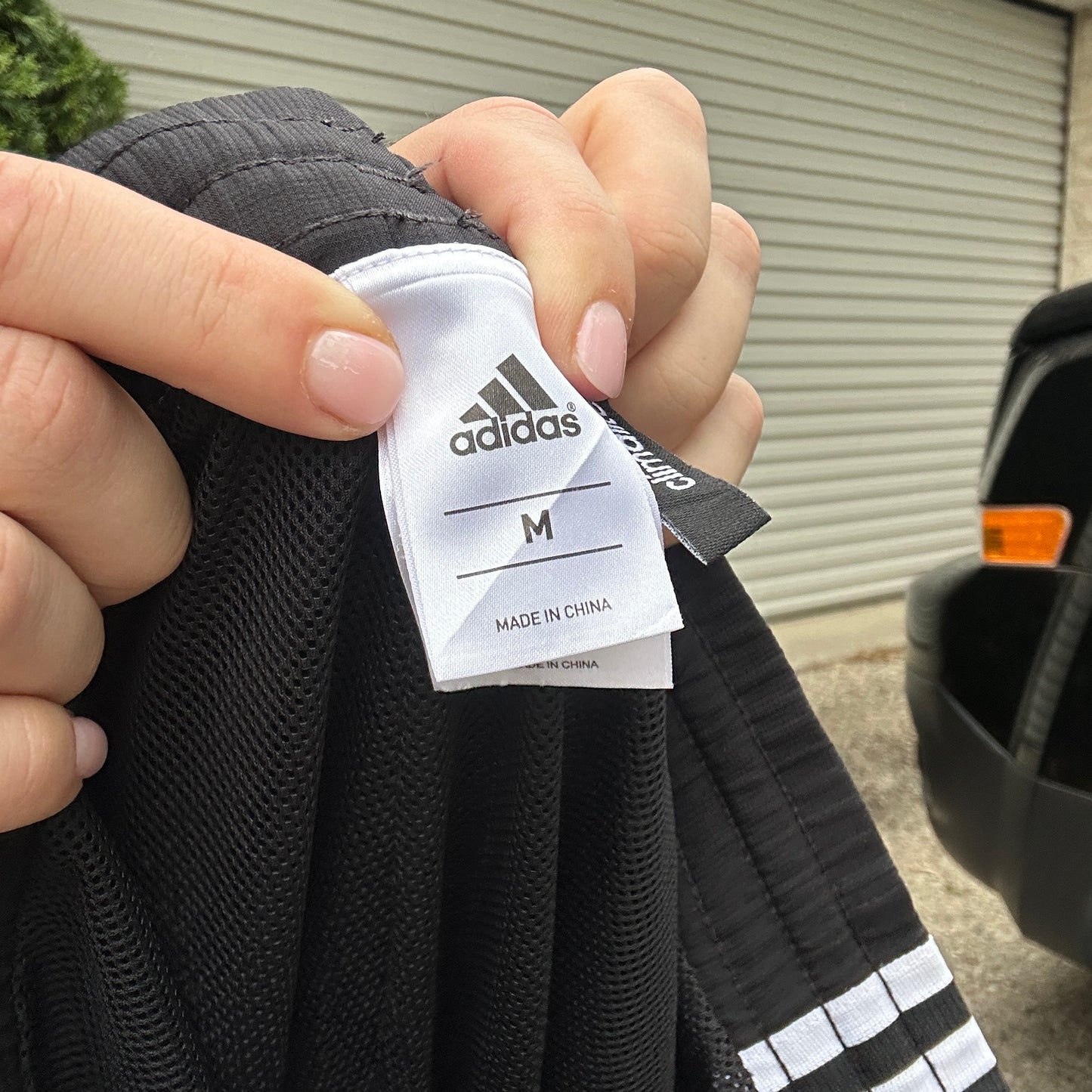 2000's Adidas Black and White Trackpants - M