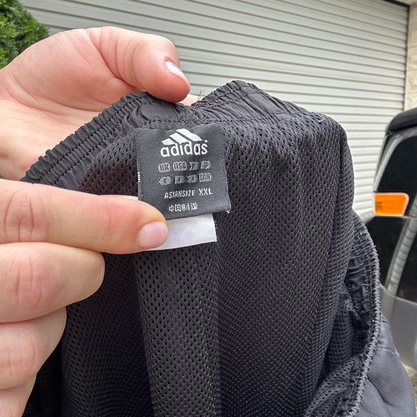 Vintage Black Adidas Trackpants - M