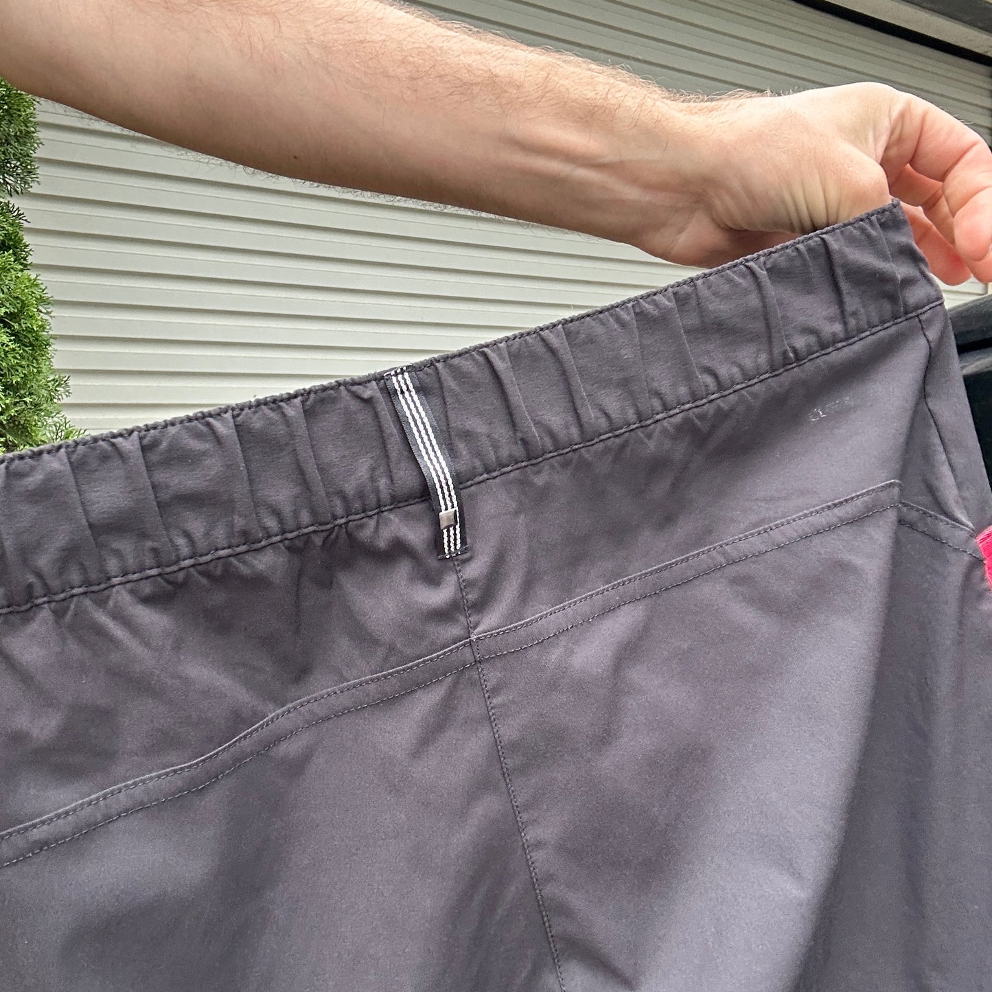 Vintage Black and Red Adidas Trackpants - L(W)