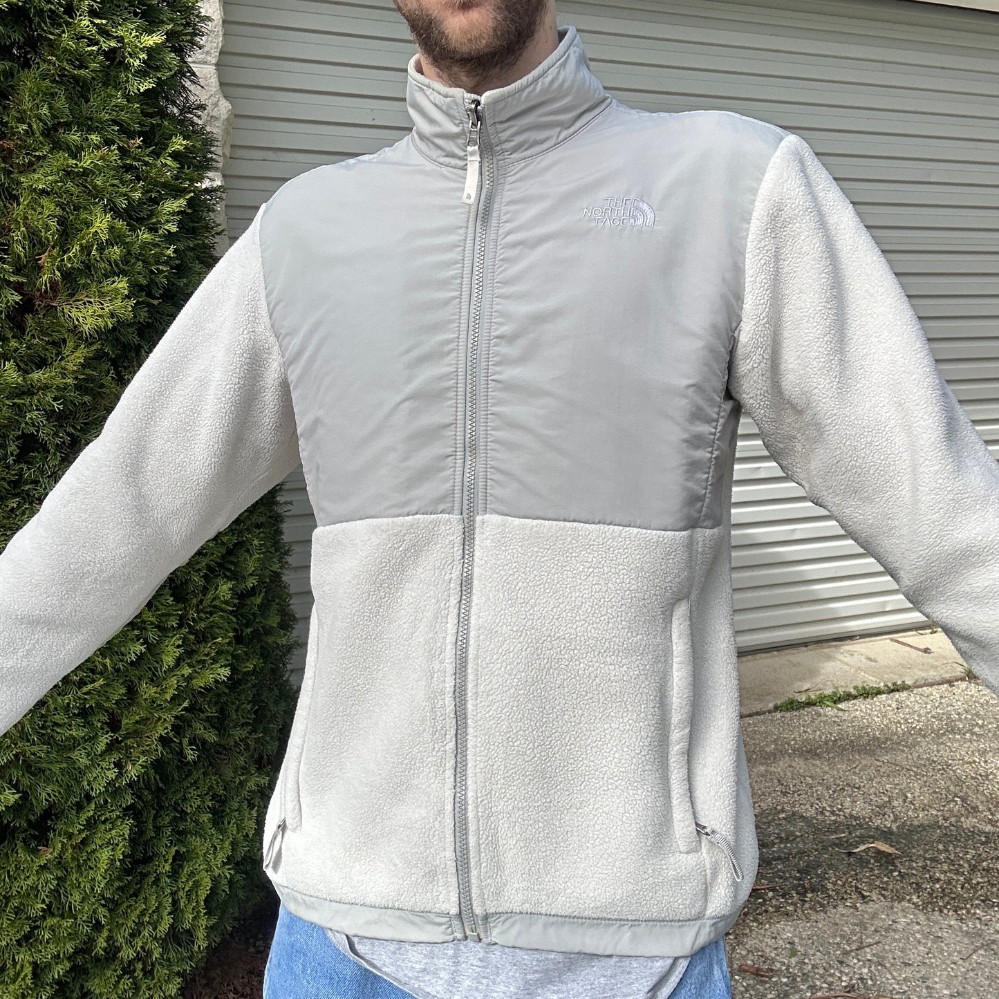 Vintage The North Face Denali Fleece Snowy White - Girls XL