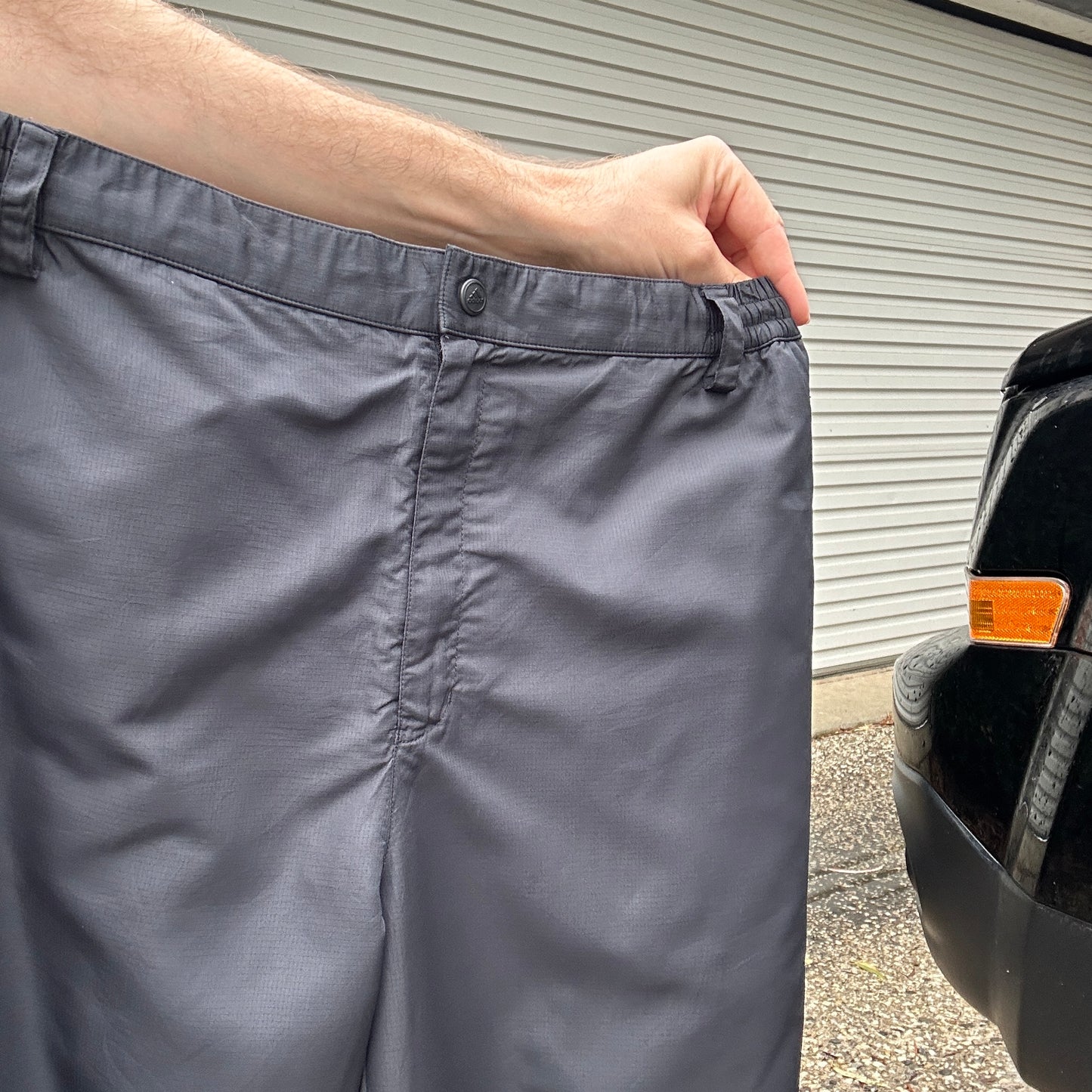 Vintage Black Adidas Trackpants - L (W)