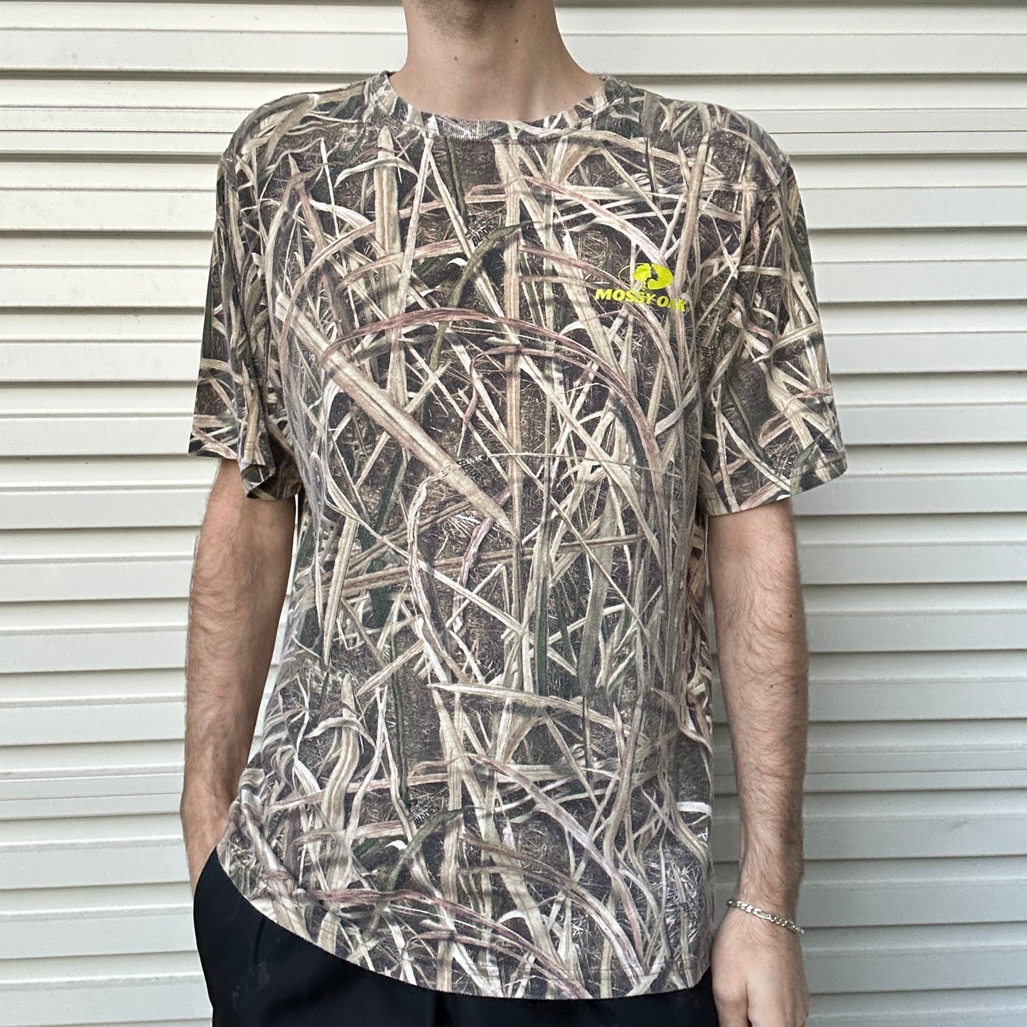 Vintage Mossy Oak Camo Tee - L
