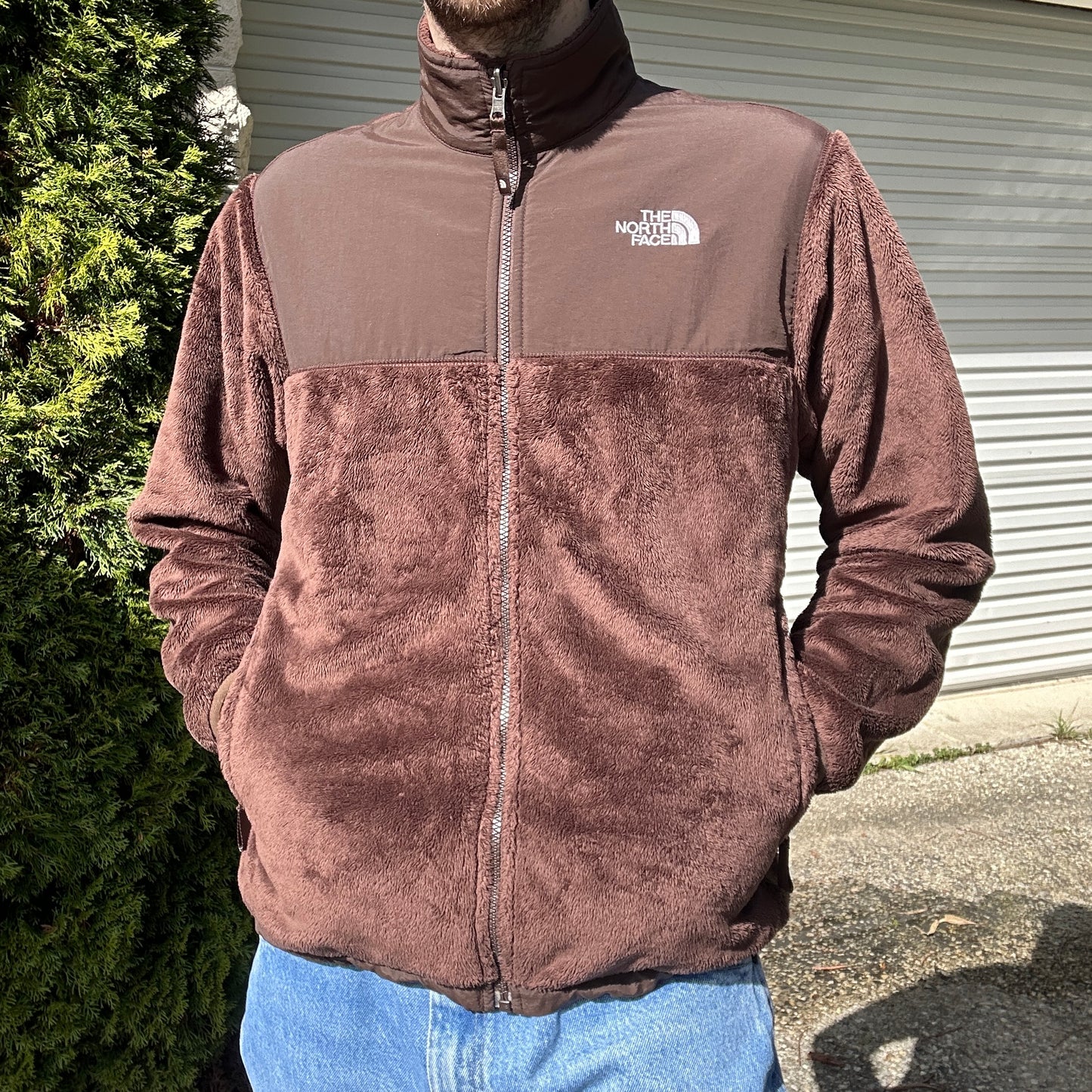 Vintage The North Face Choc Brown Fleece - Girls XL