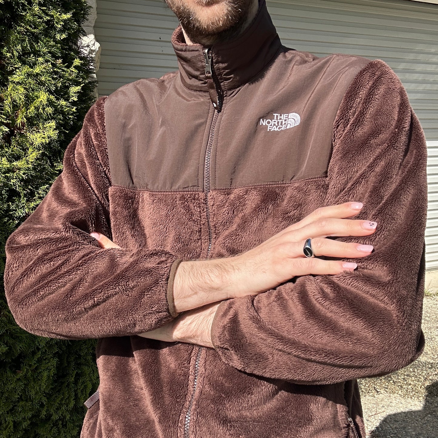 Vintage The North Face Choc Brown Fleece - Girls XL