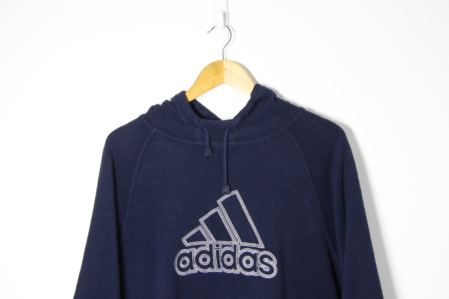 2000's Adidas Hooded Fleece - M/L