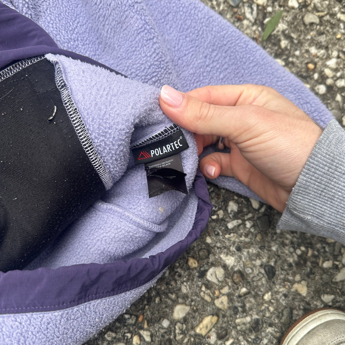 Vintage The North Face Denali Fleece Purple - Womens XS