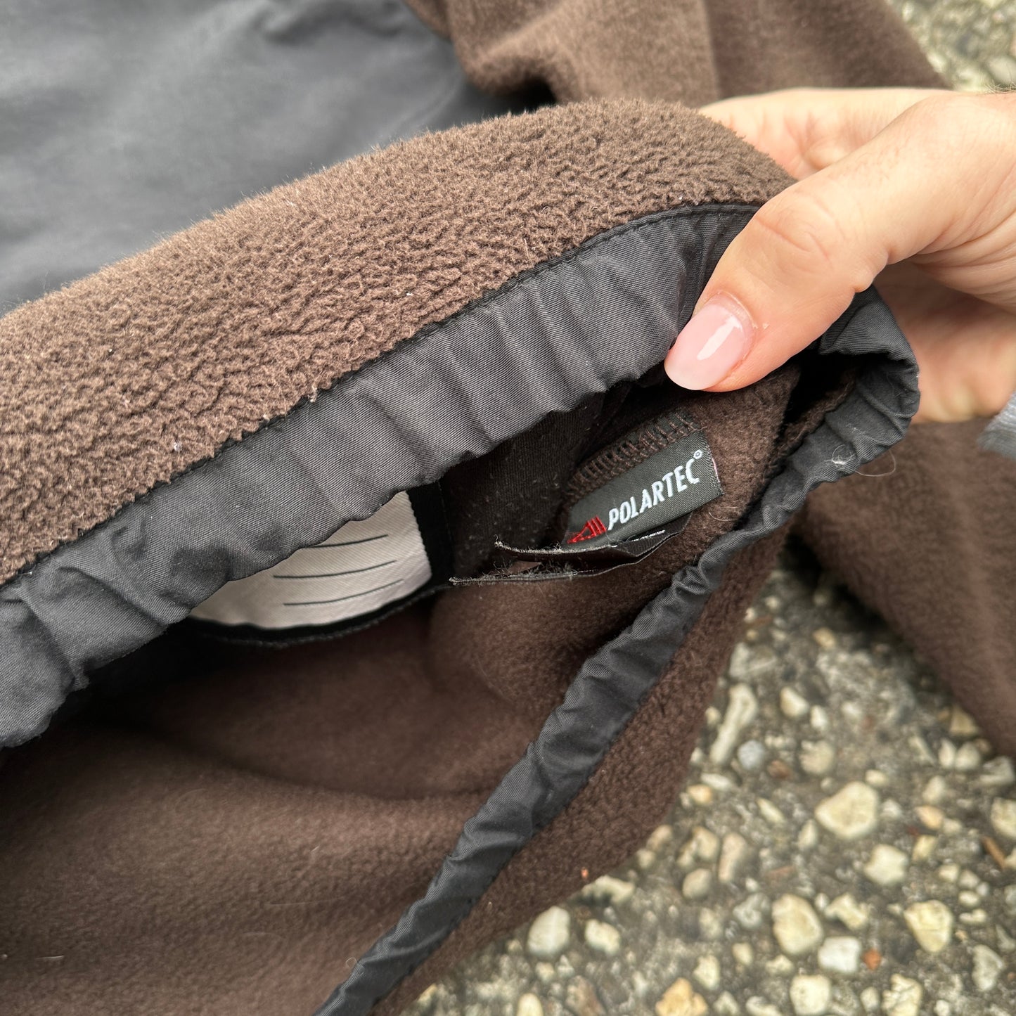 Vintage The North Face Denali Fleece Brown - Boys L