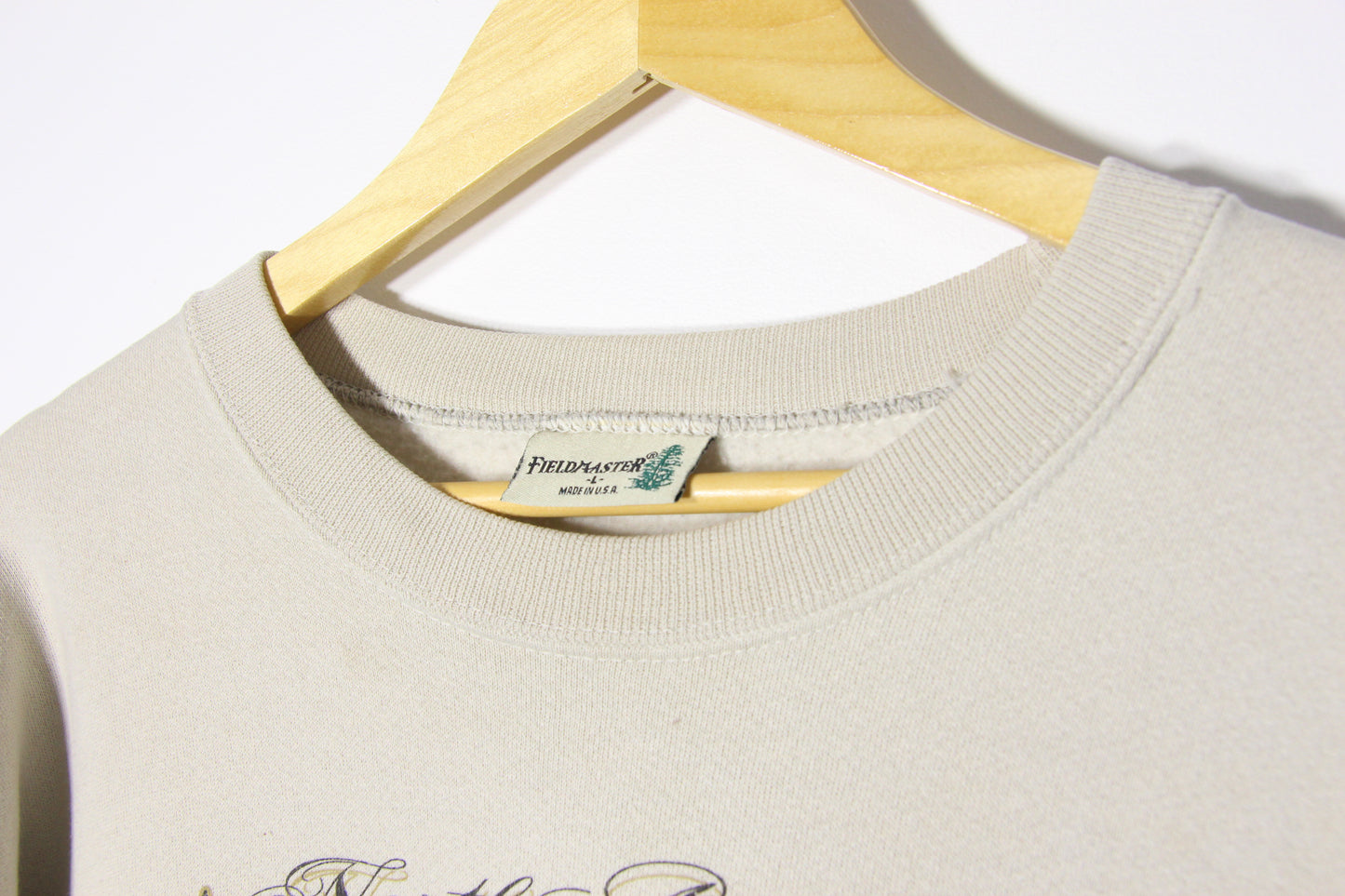 1990's North American Deer Graphic Sweatshirt - L