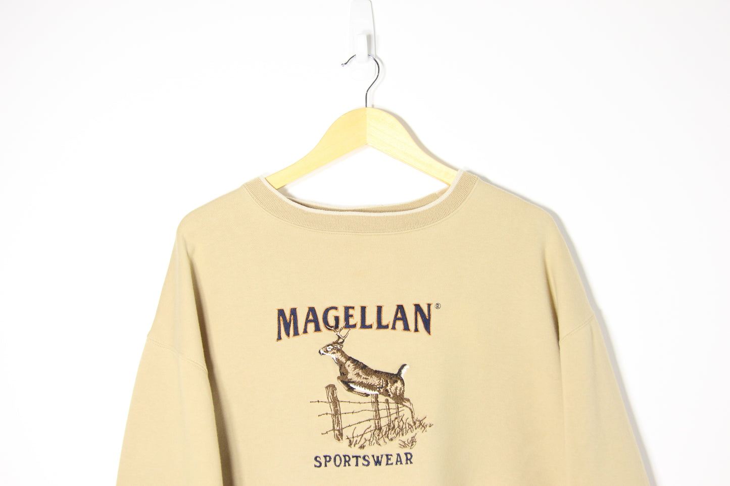 1990's Magellan USA Embroidered Sweatshirt - XXL