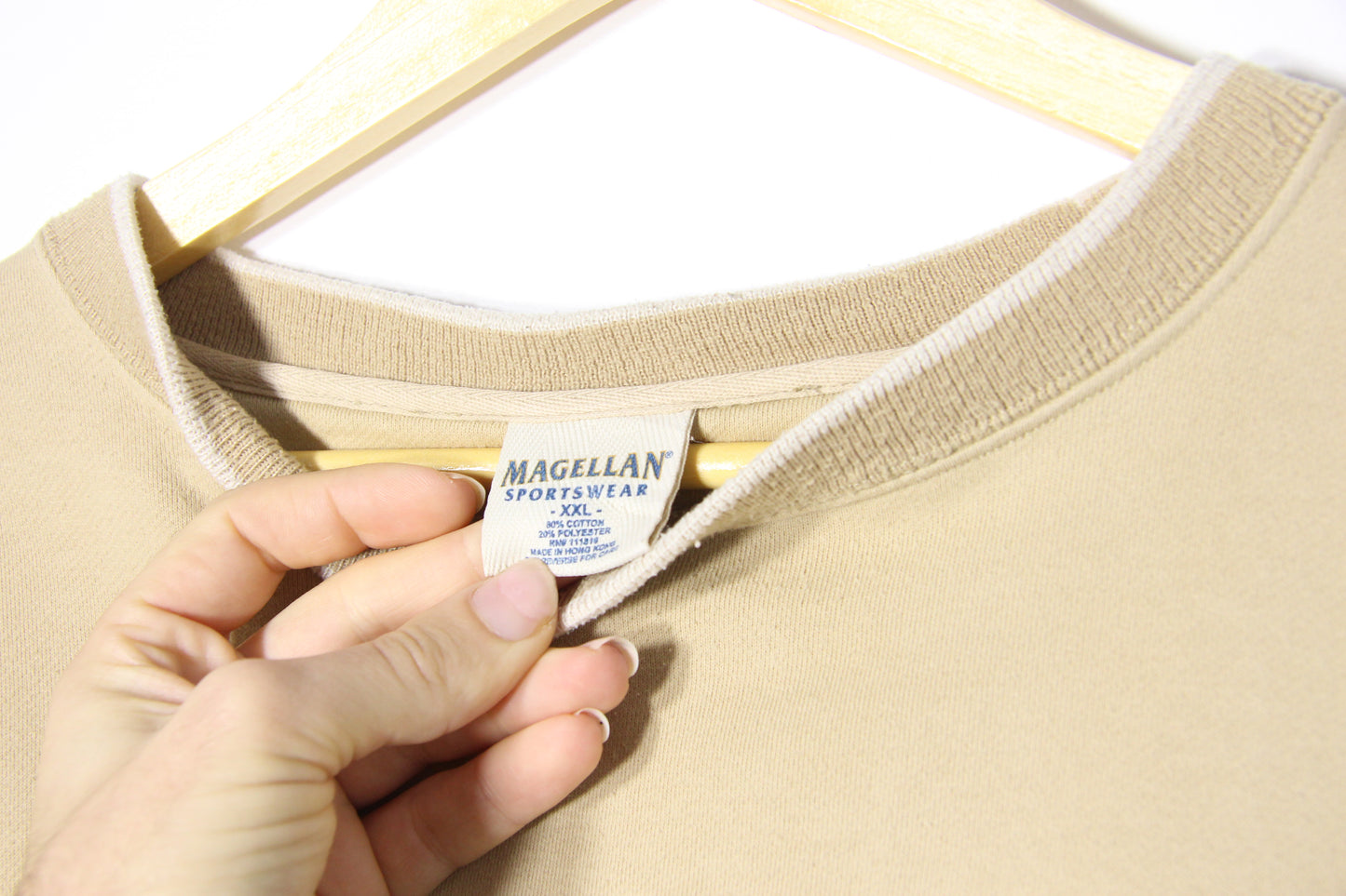1990's Magellan USA Embroidered Sweatshirt - XXL
