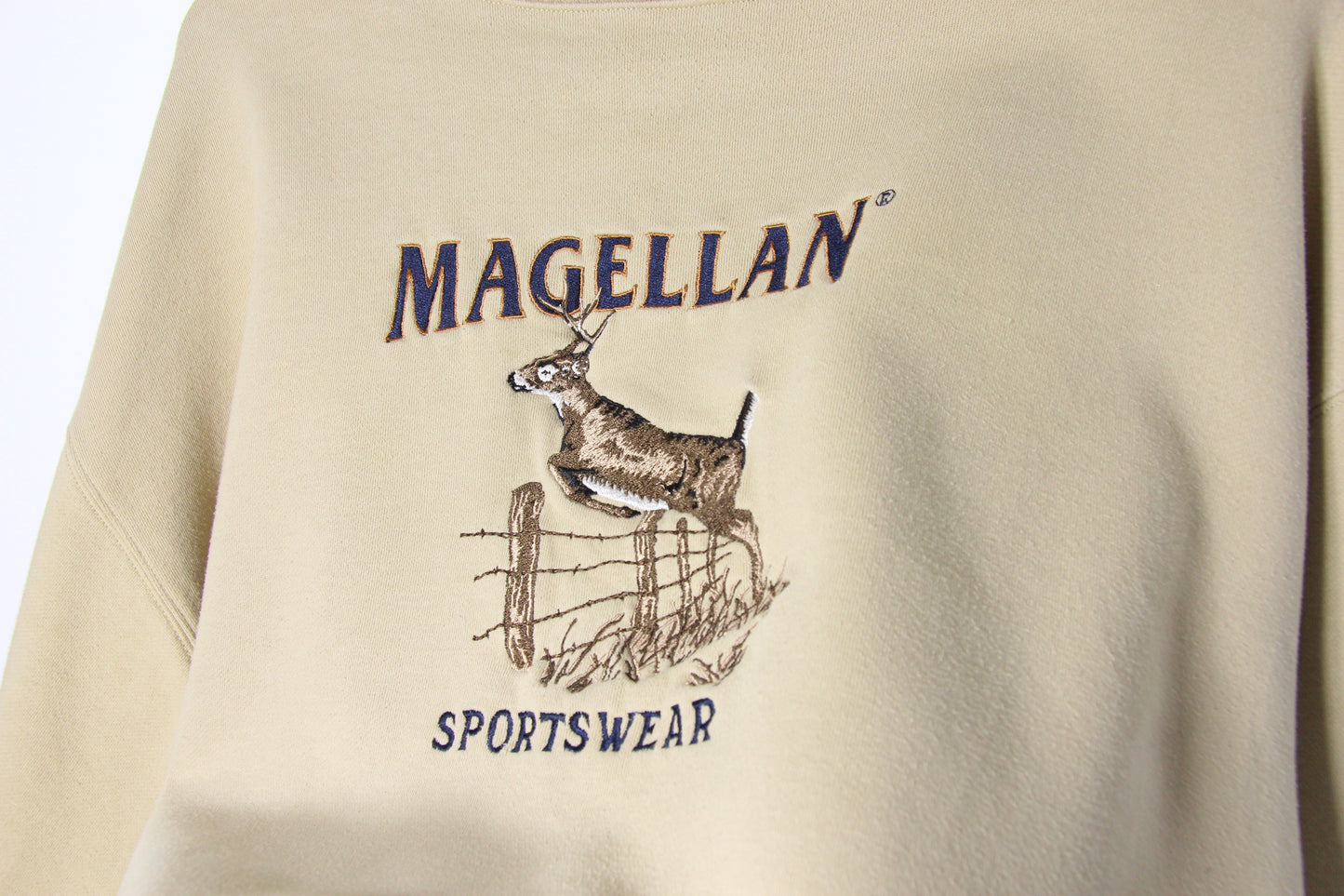 1990's Magellan USA Embroidered Sweatshirt - XXL