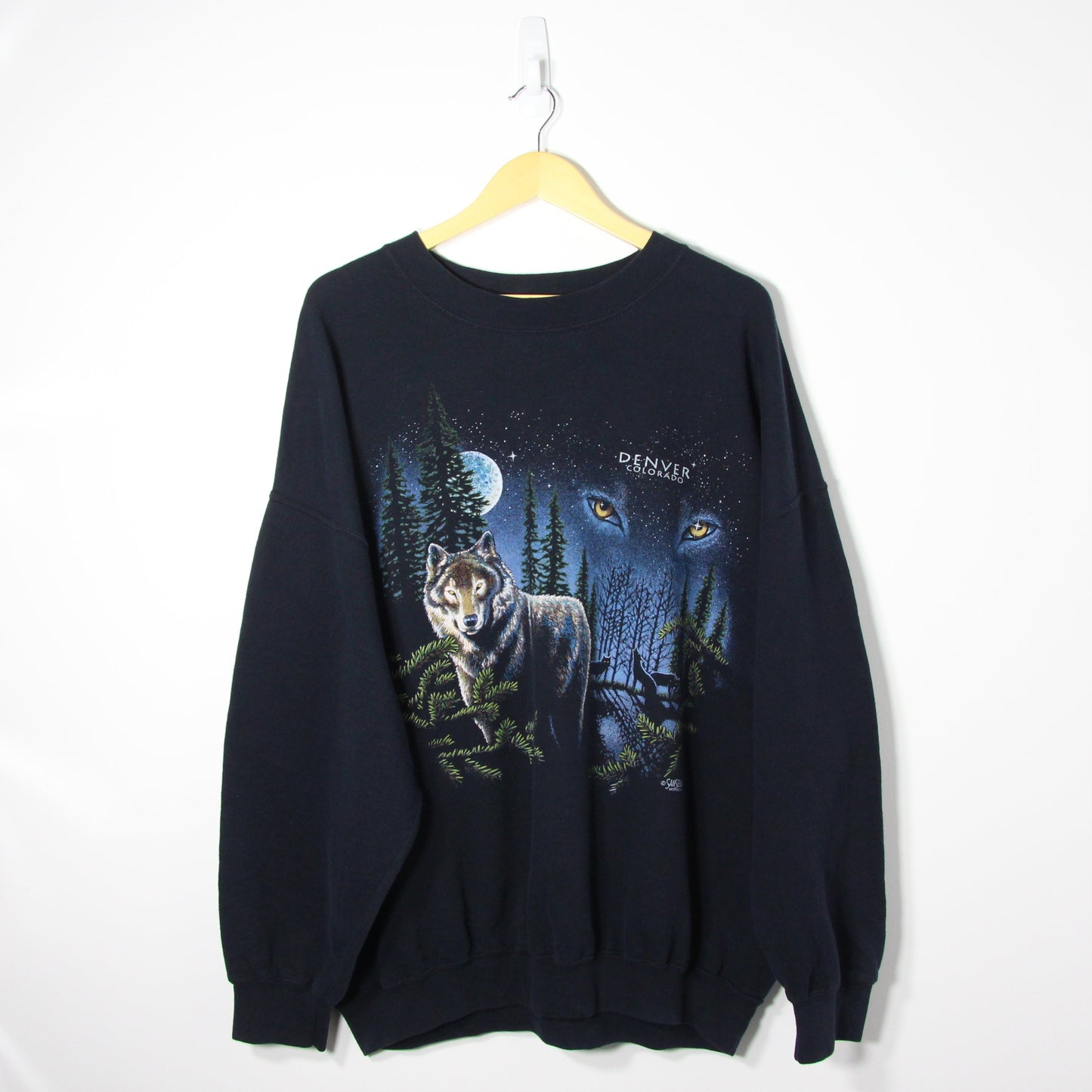1990's Colorado Wolf Graphic Sweatshirt - XL
