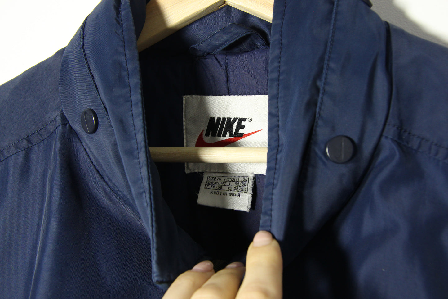 90's Nike Spellout Puffer Jacket - XL