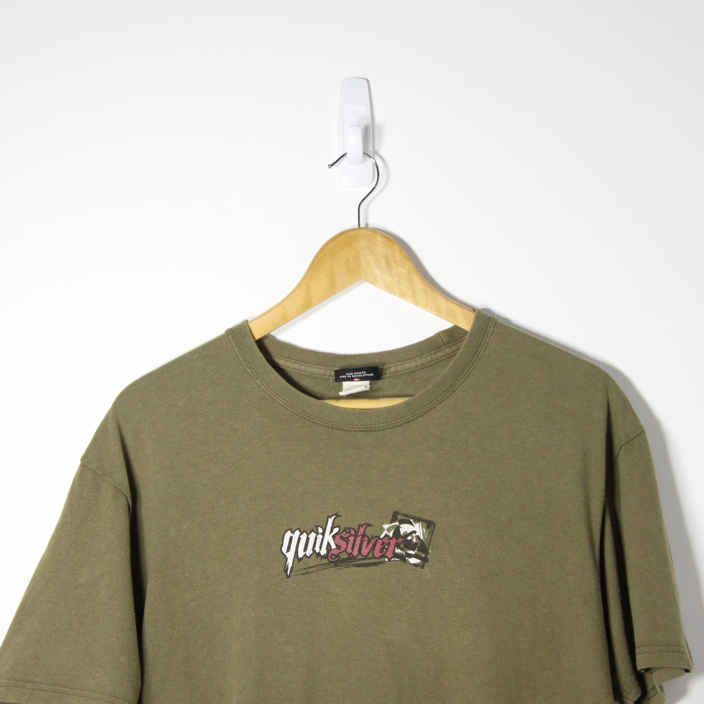 1990's Quiksilver Double Sided Graphic Tee - L