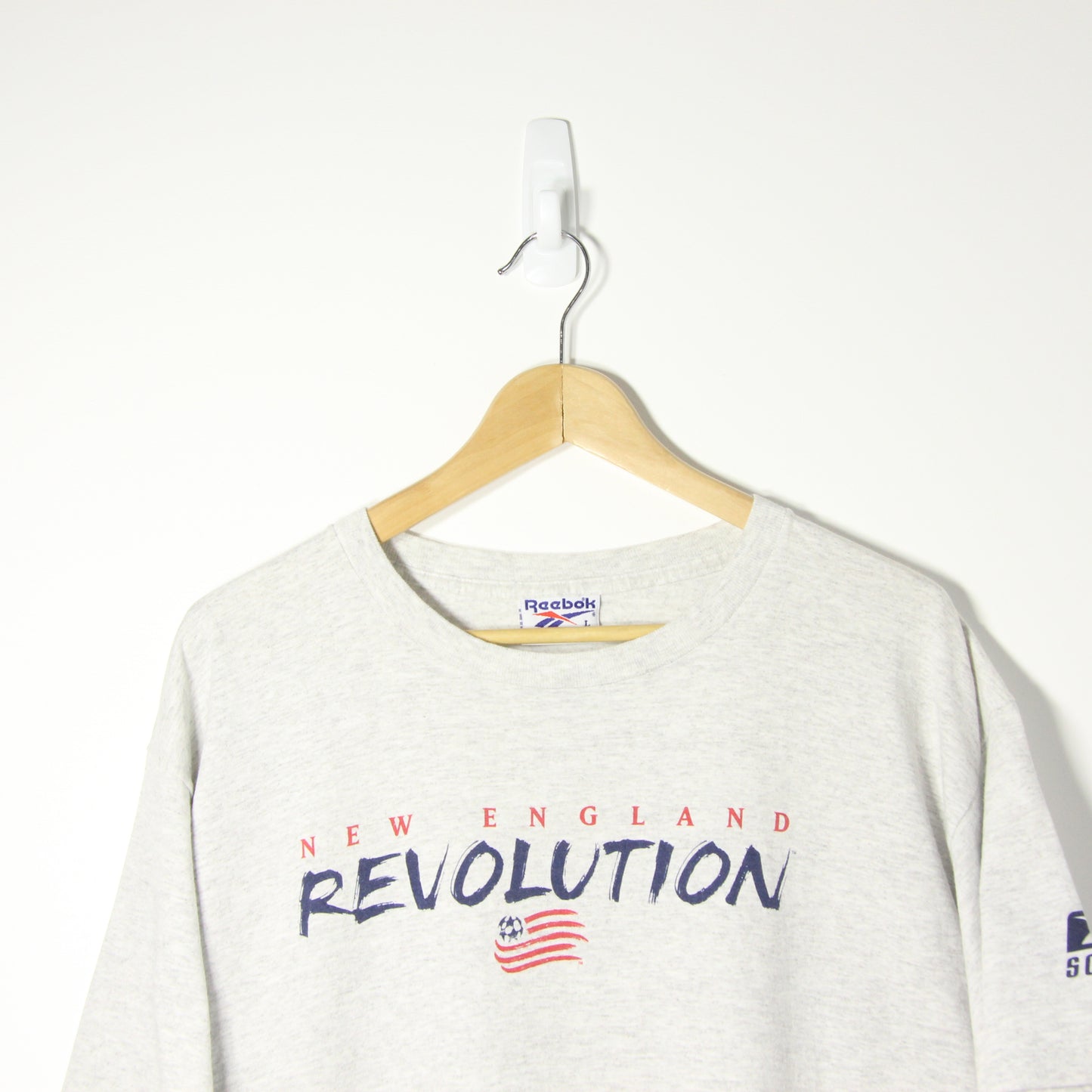 1990's Reebok New England Soccer Tee - L