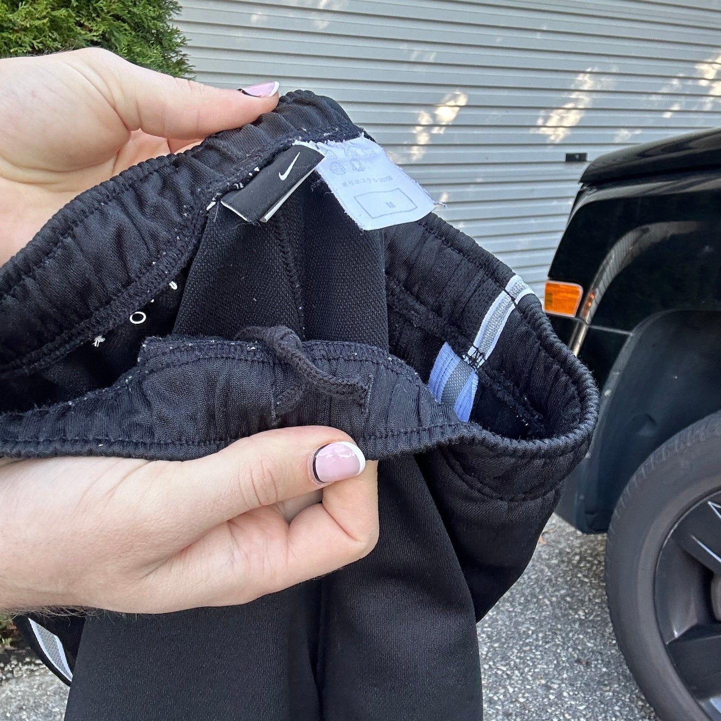 Vintage Black Nike Track Pants - M