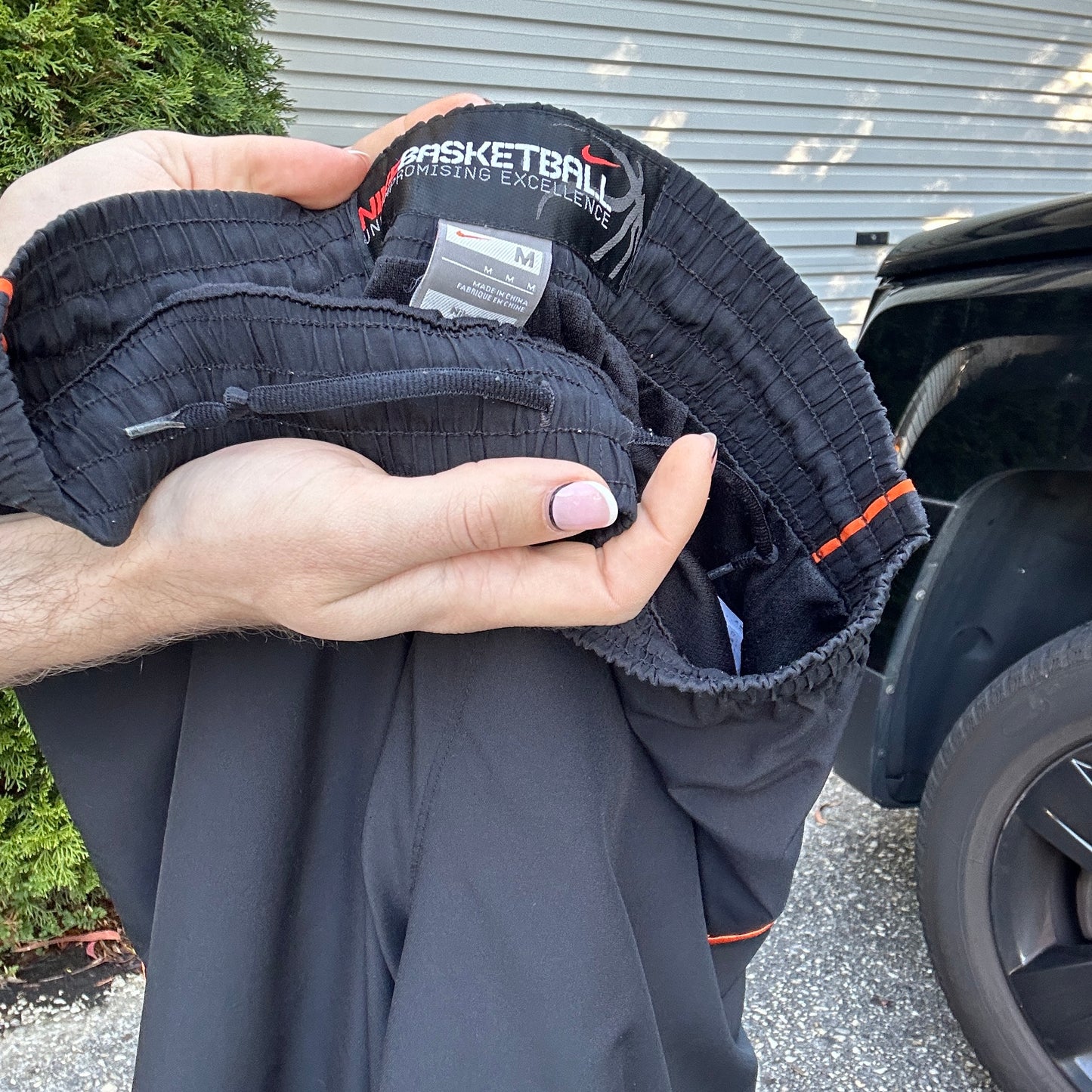 Vintage Nike Black Track Pants - M
