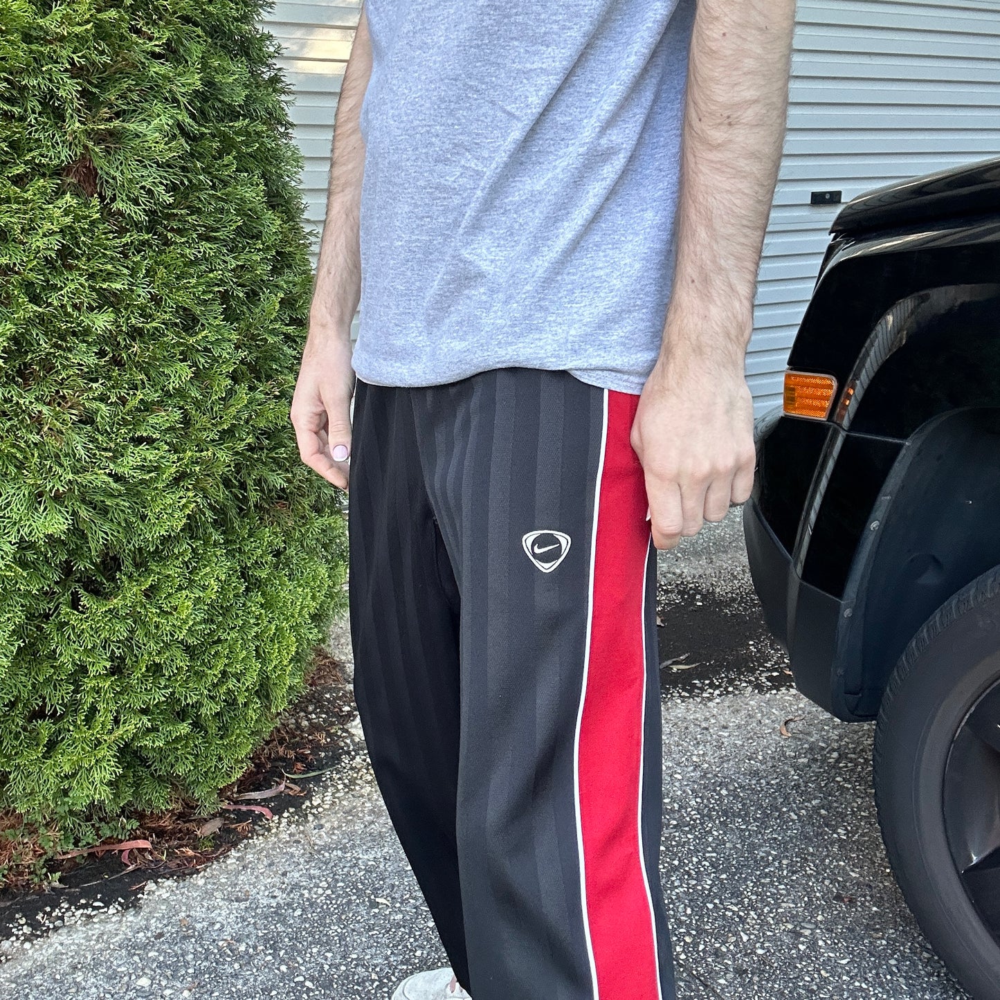 Vintage Black Nike Track Pants - M
