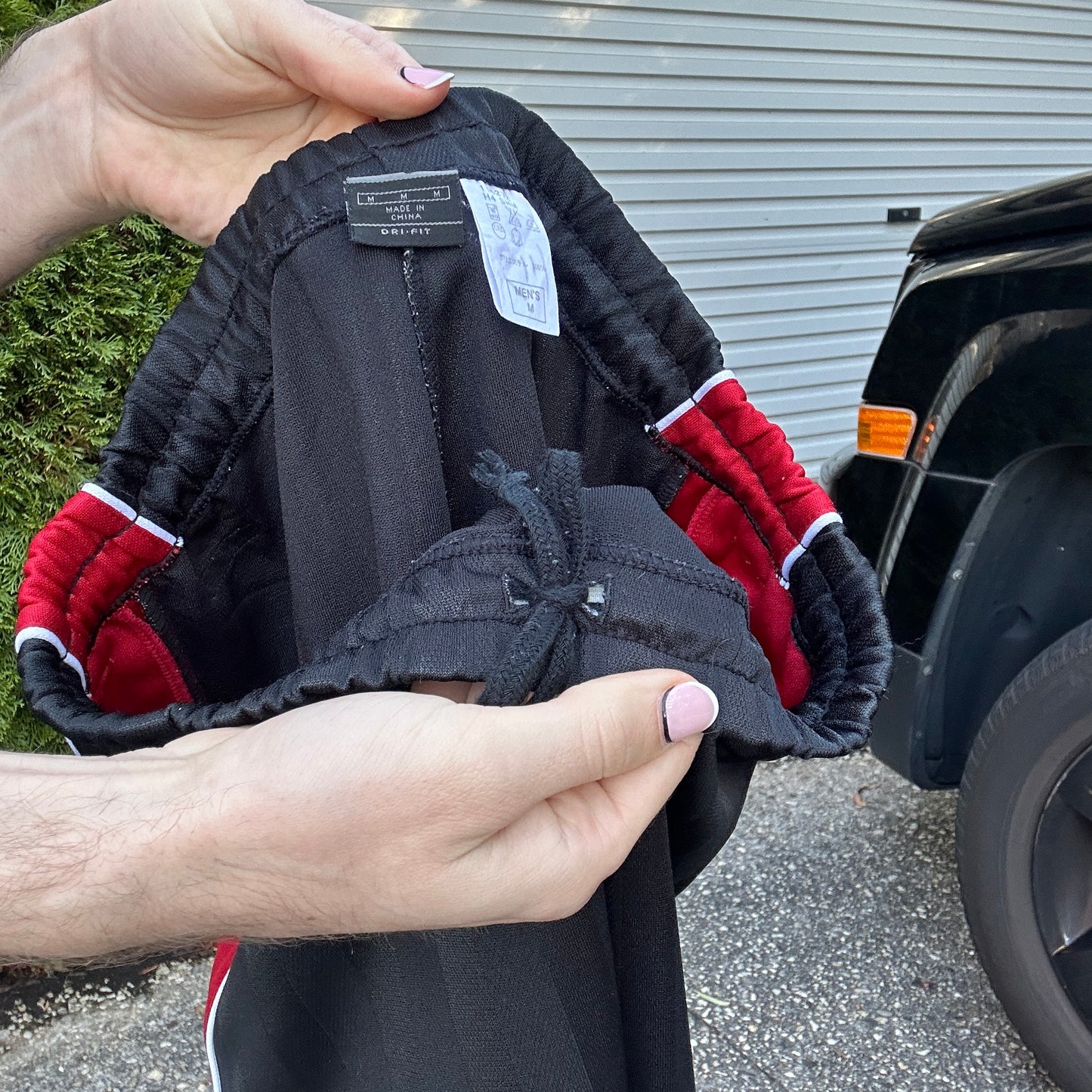 Vintage Black Nike Track Pants - M