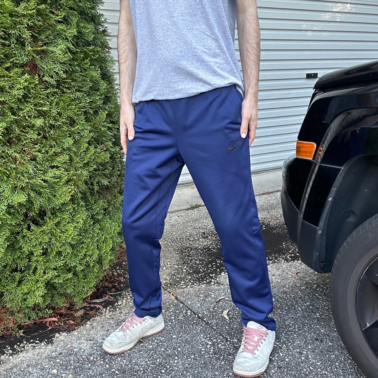 Vintage Navy Nike Track Pants - S