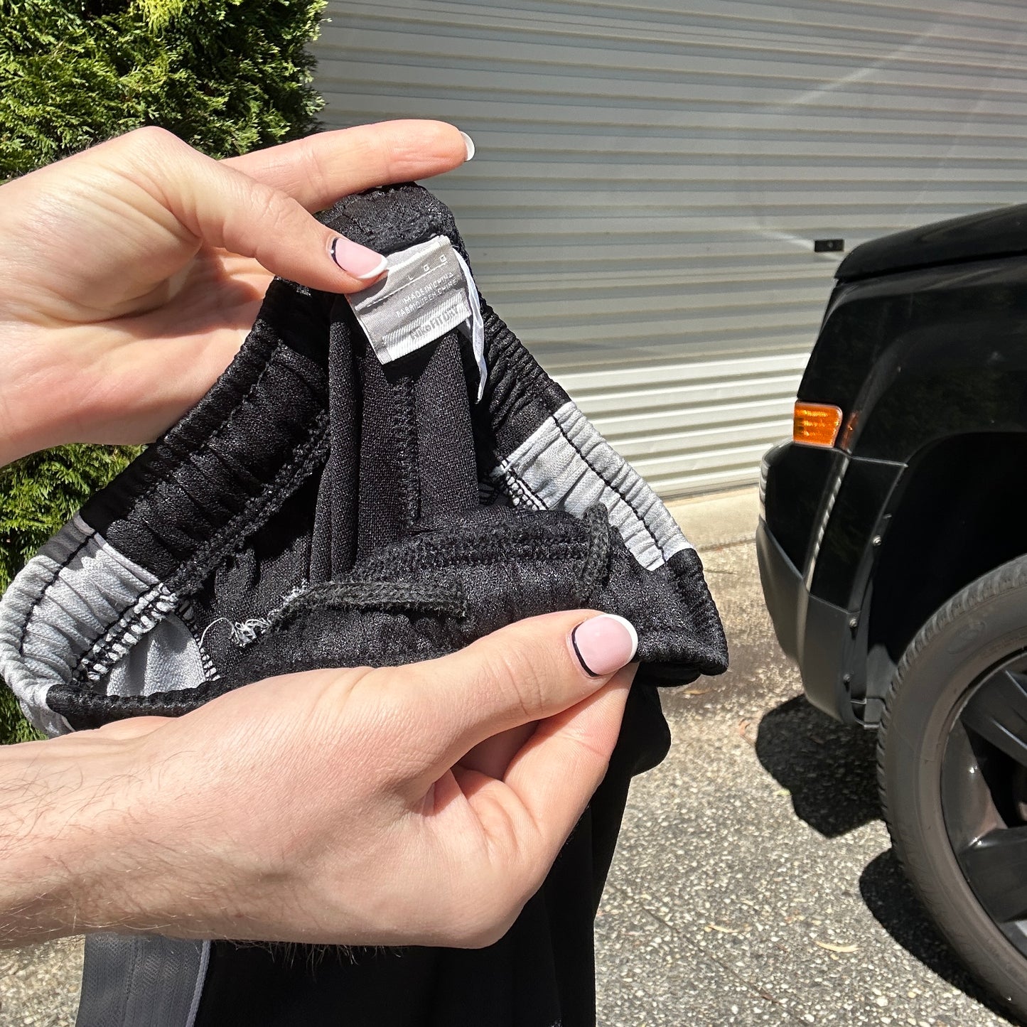 Vintage Black Nike Track Pants - L