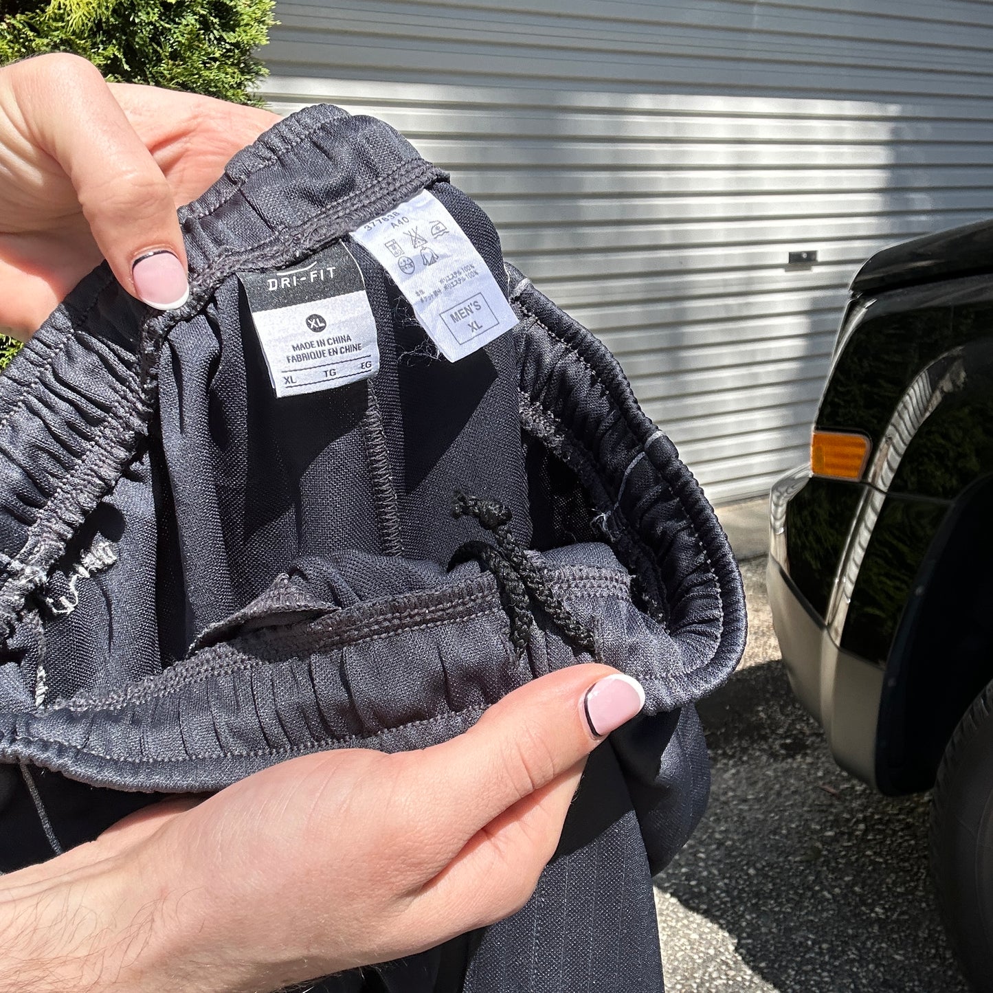Vintage Dark Grey Nike Track Pants - XL