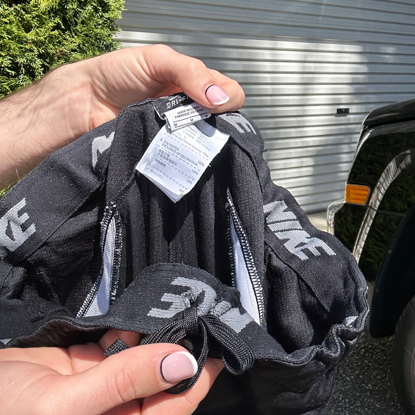 Vintage Black Nike Track Pants - M