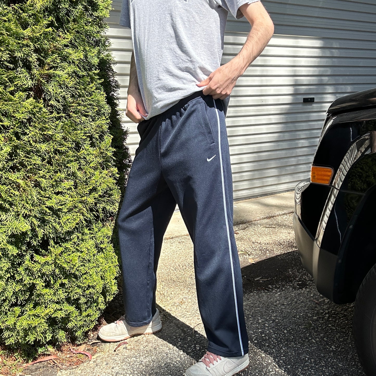 Vintage Navy NIke Track Pants -XL(W)
