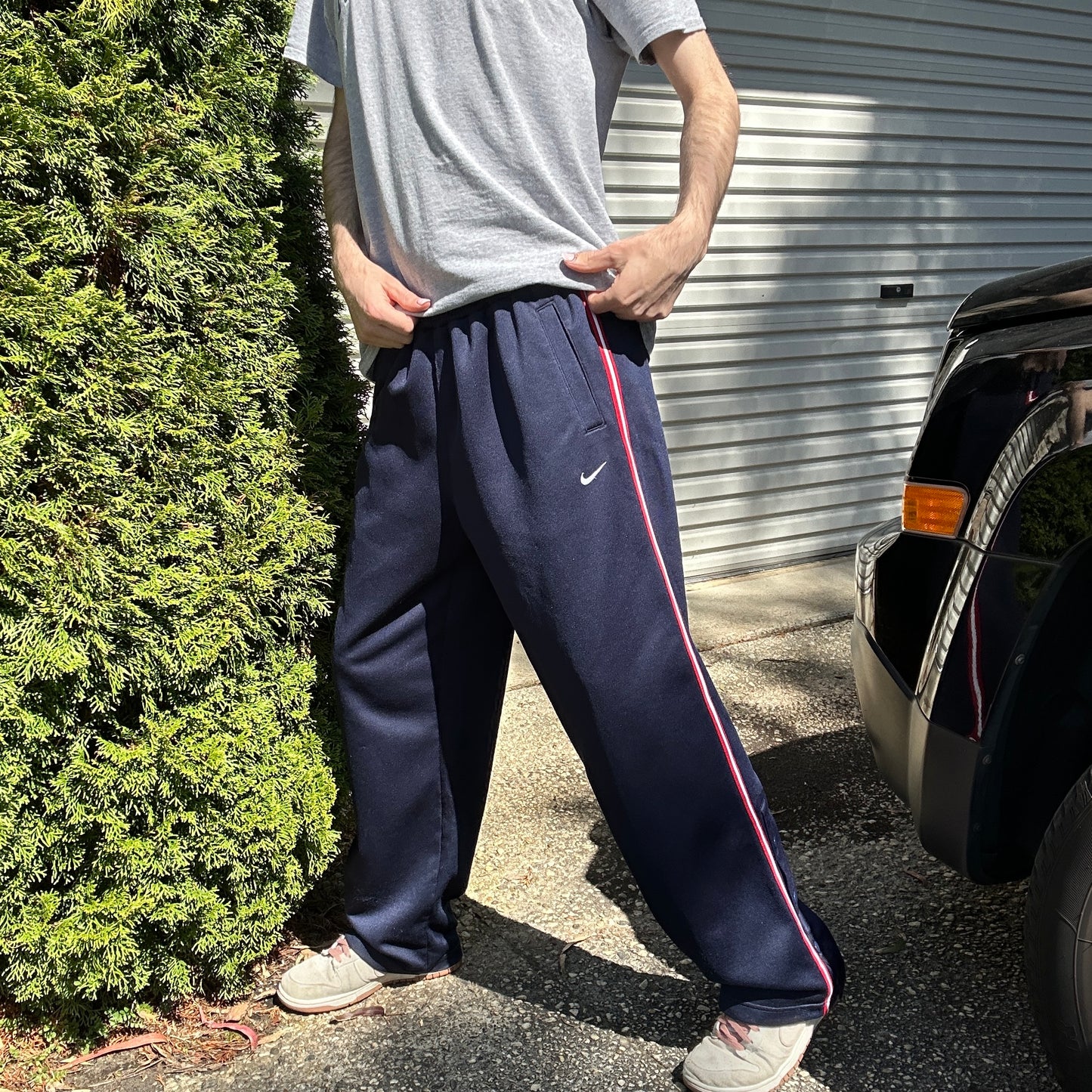 For Jesse ! Vintage Navy NIke Track Pants - XL