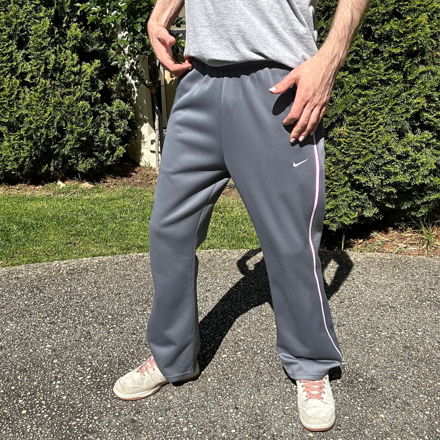 Vintage Grey Nike Pants - M(W)