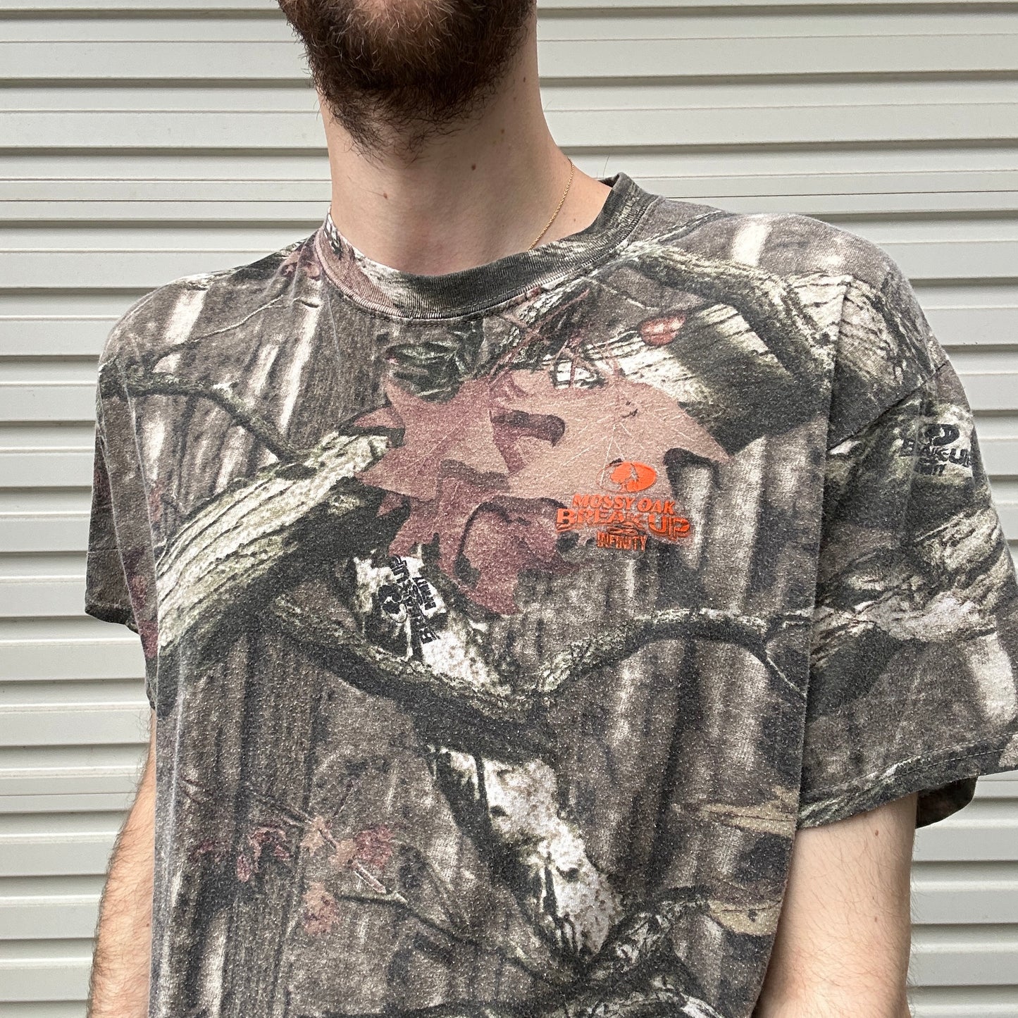 Vintage Mossy Oak Camo Tee - L