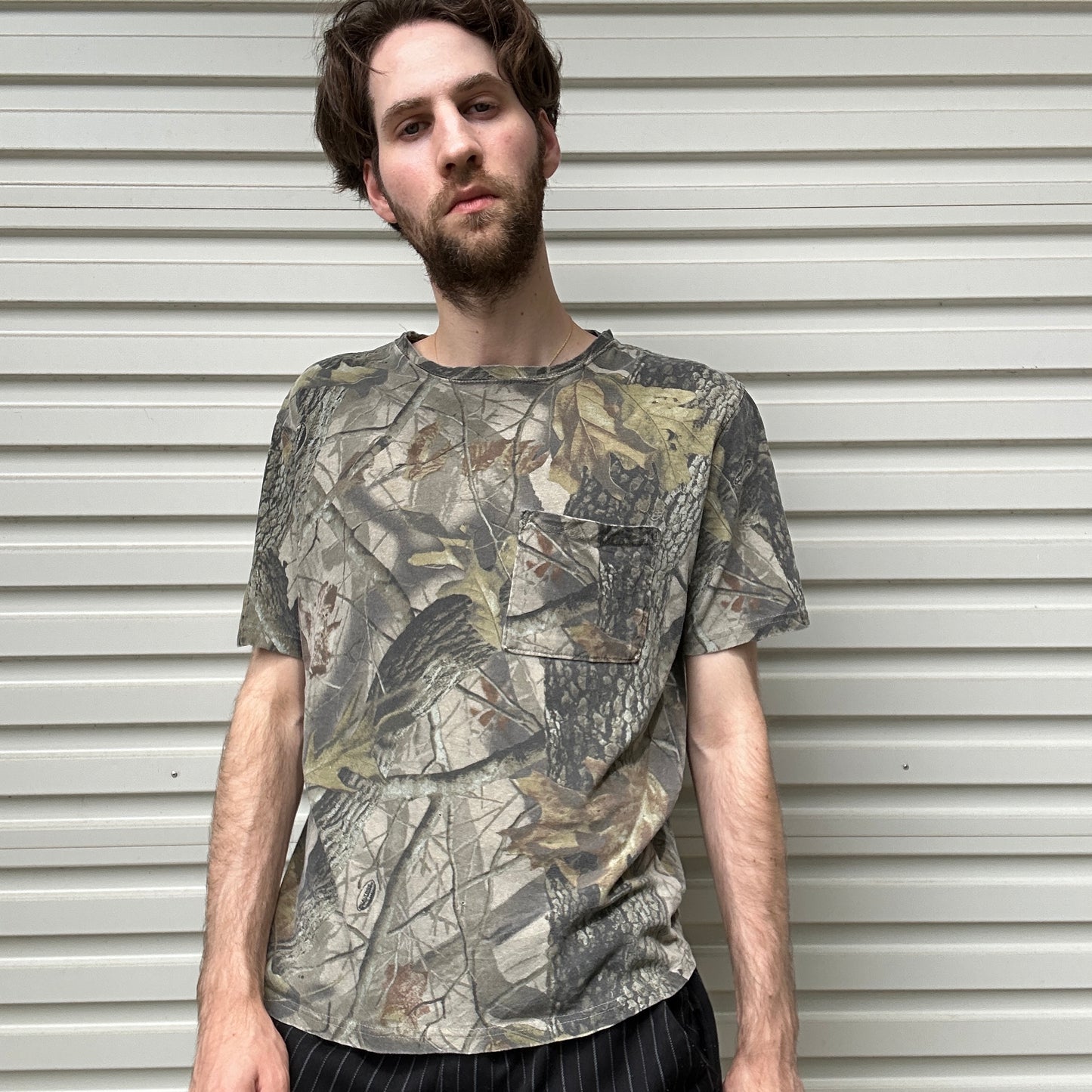 Vintage Camo Pocket Tee - M